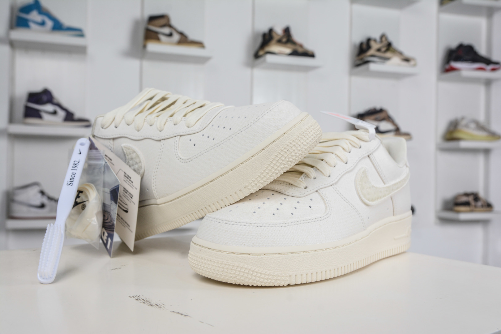 220 HY版Nike Air Force 1'07 Low米色 空军一号系列经典低帮百搭休闲运动板鞋 IH7351-010