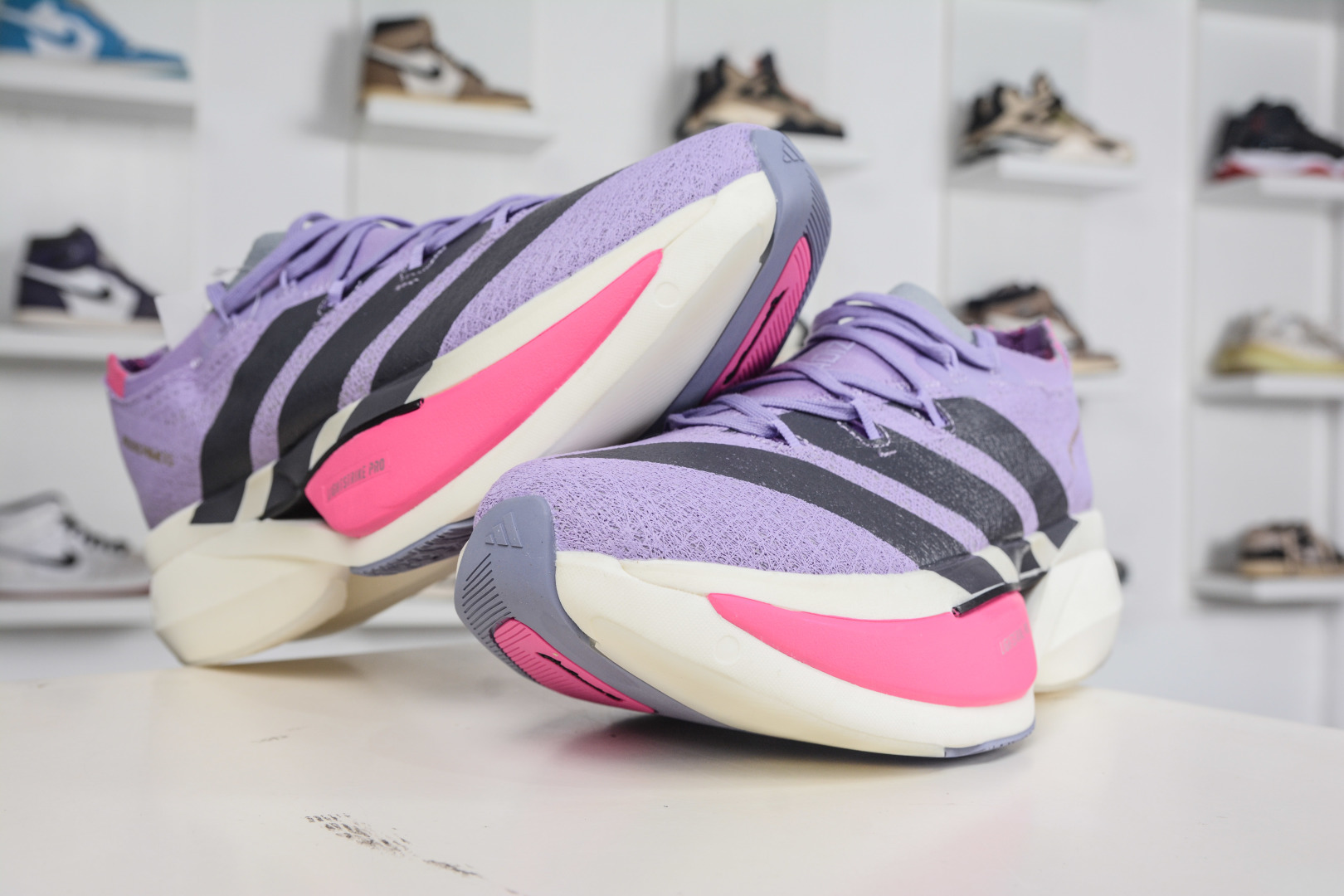220 Adidas Adizero Prime X3 Strung 舒适防滑耐磨低帮跑步鞋 JQ2801