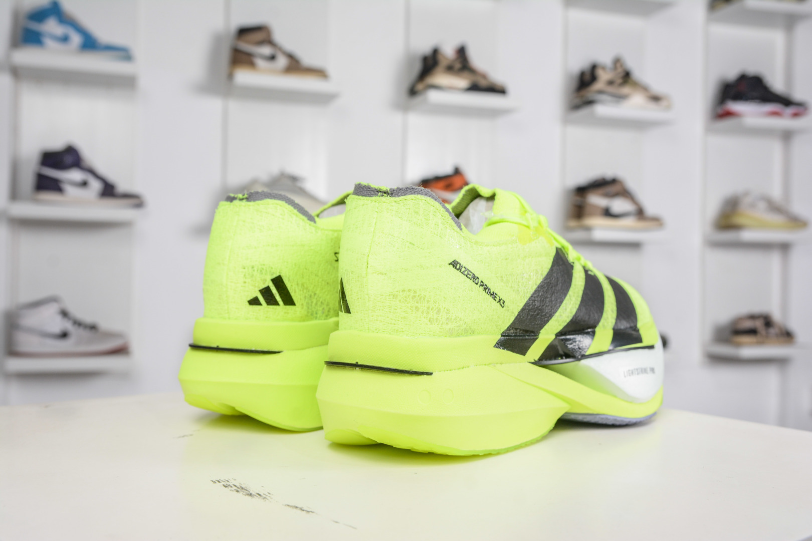 220 Adidas Adizero Prime X3 Strung 舒适防滑耐磨低帮跑步鞋 JI2981