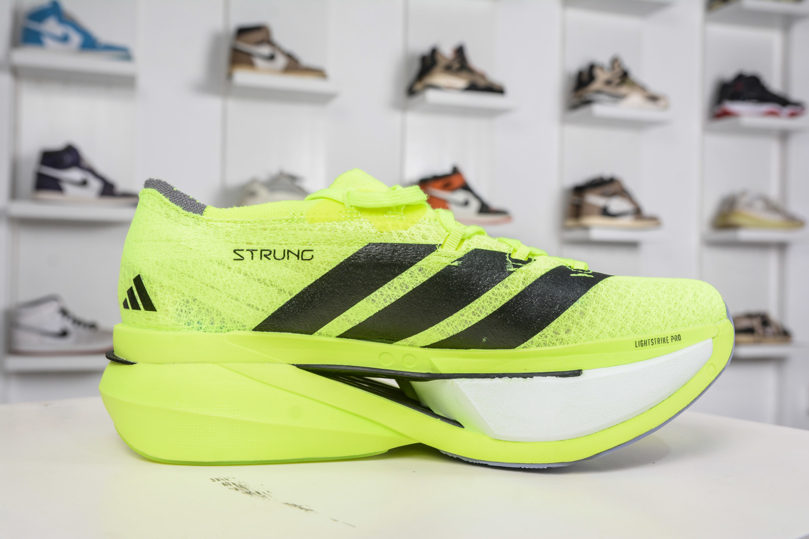 220 Adidas Adizero Prime X3 Strung 舒适防滑耐磨低帮跑步鞋 JI2981