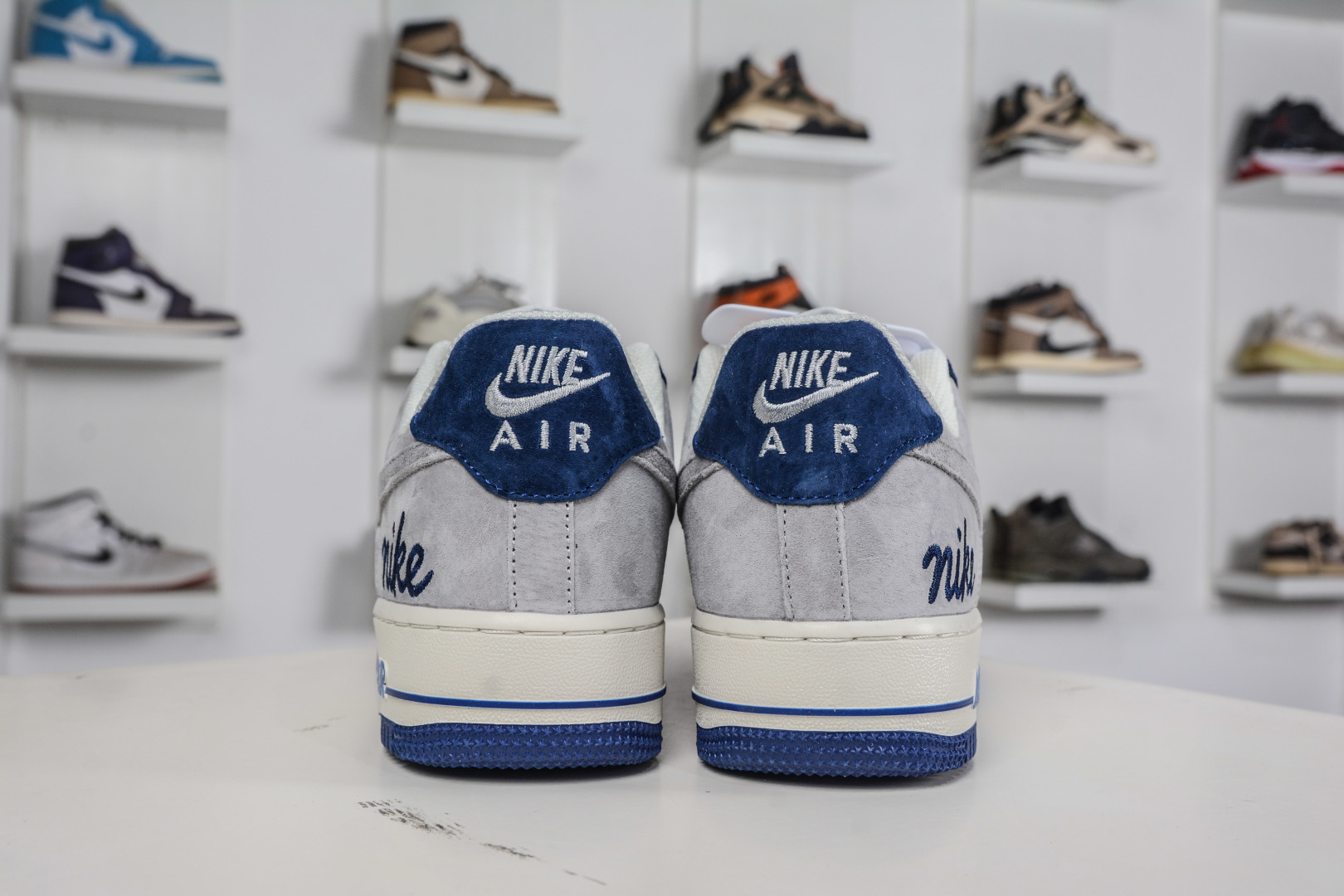 Nike Air Force 1 Low 07 蓝白灰小勾 HM3703-161-Top High Quatity Cheap Sneakers Fashion Clothing Clothes Bags handbags Shoes of all Brand wholesale With The best Quality And Beautiful Price from China Factory Chinese suppliers wholesaler seller Nike Air Force 1 Low 07 蓝白灰小勾 HM3703-161