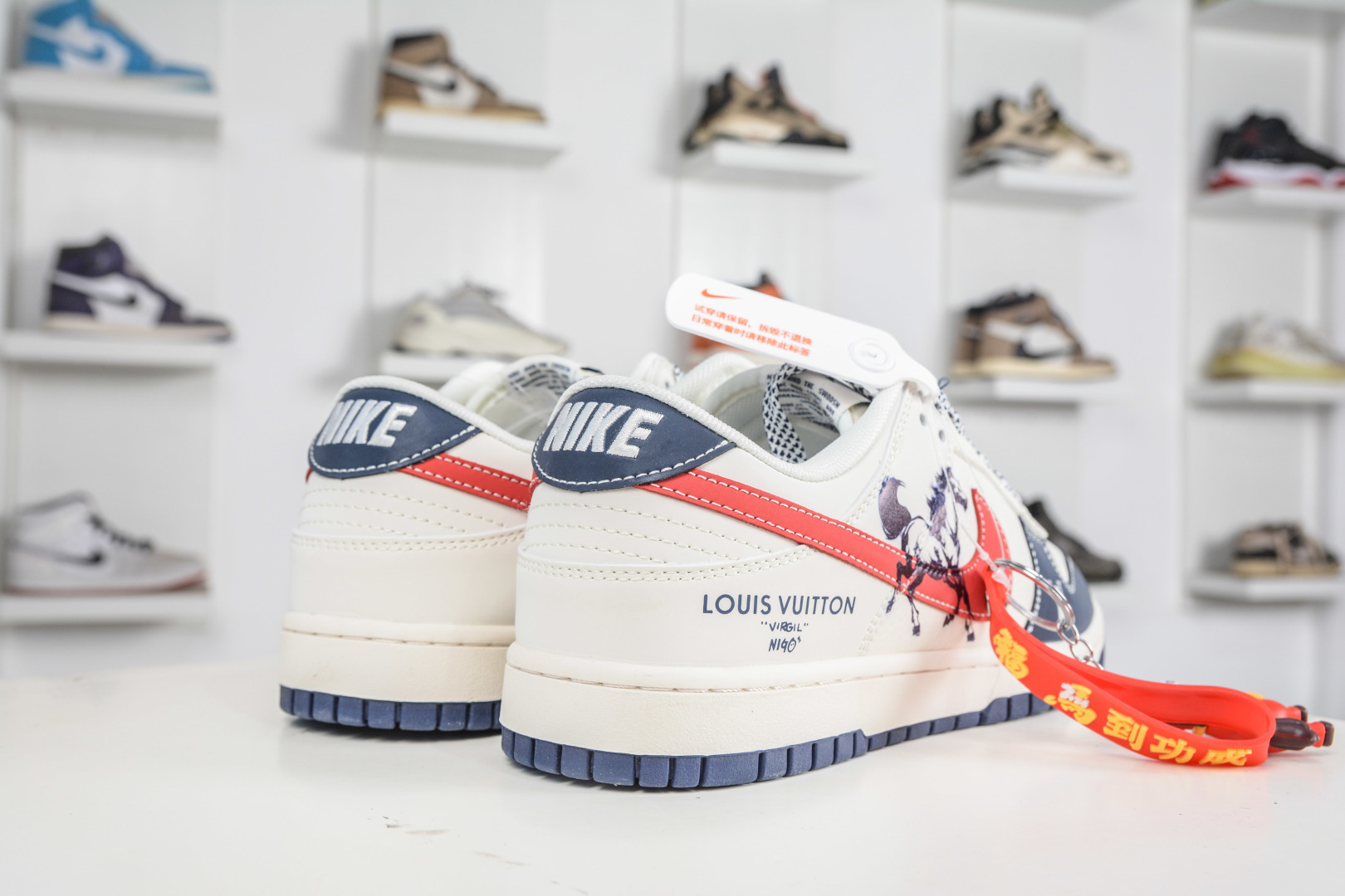 270 Nike SB Dunk Low x Louis Vuitton LV联名马年限定-白蓝红 JJ2508-563-Chinese UA Cheap High Quatity Brand Clothes Bags handbags Sneakers wholesale wholesaler seller from China Factory suppliers Fashion Clothing Shoes best Quality Beautiful Price 270 Nike SB Dunk Low x Louis Vuitton LV联名马年限定-白蓝红 JJ2508-563