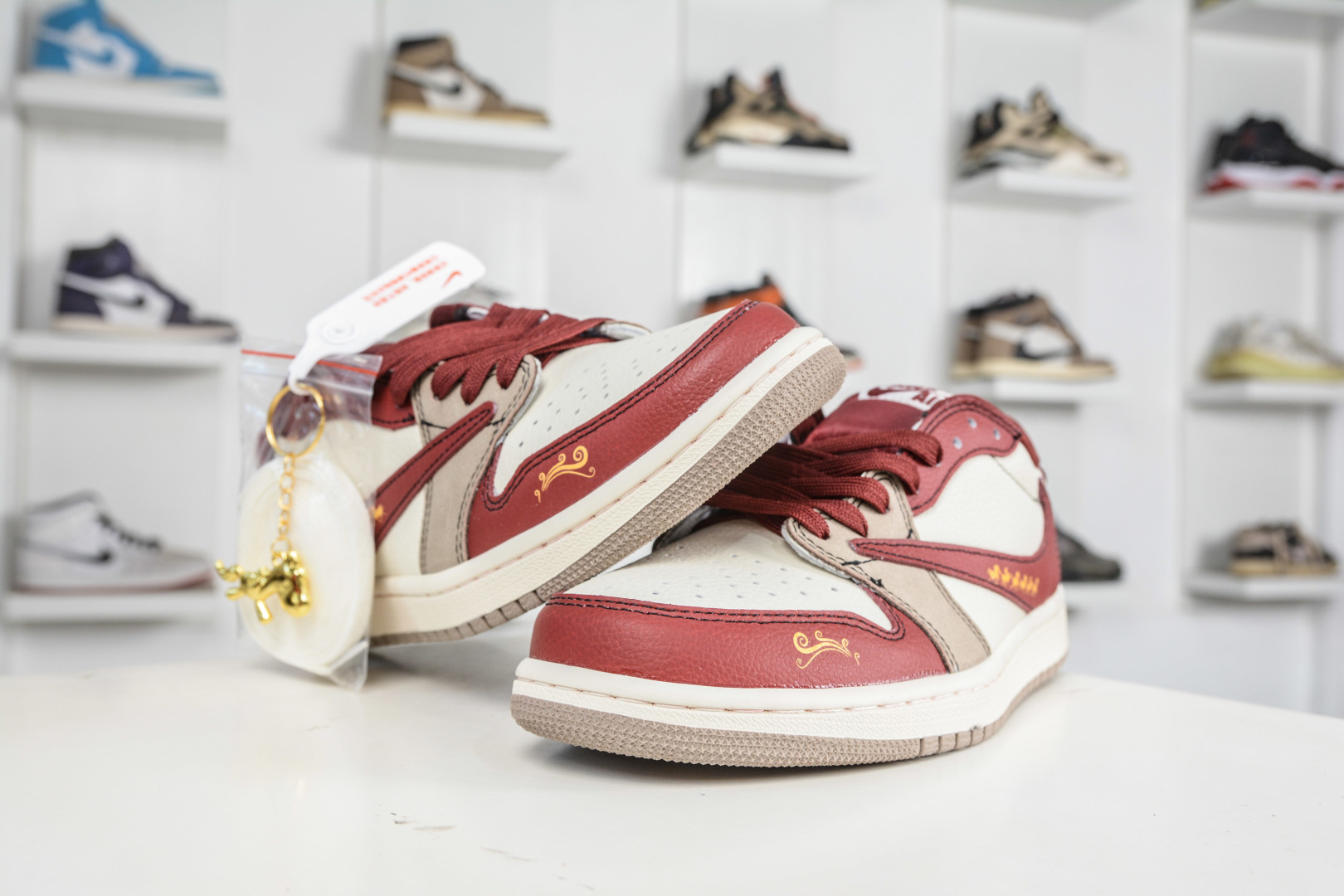 270 TS x Nike Air Jordan 1 Low 马年限定联名-米白红 XD1979-004-Chinese UA Cheap High Quatity Brand Clothes Bags handbags Sneakers wholesale wholesaler seller from China Factory suppliers Fashion Clothing Shoes best Quality Beautiful Price 270 TS x Nike Air Jordan 1 Low 马年限定联名-米白红 XD1979-004