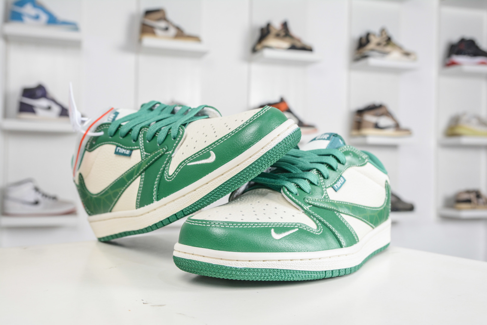 270 TS x Nike Air Jordan 1 Low x Just do it JDI联名-白绿 LD2028-069-Chinese UA Cheap High Quatity Brand Clothes Bags handbags Sneakers wholesale wholesaler seller from China Factory suppliers Fashion Clothing Shoes best Quality Beautiful Price 270 TS x Nike Air Jordan 1 Low x Just do it JDI联名-白绿 LD2028-069