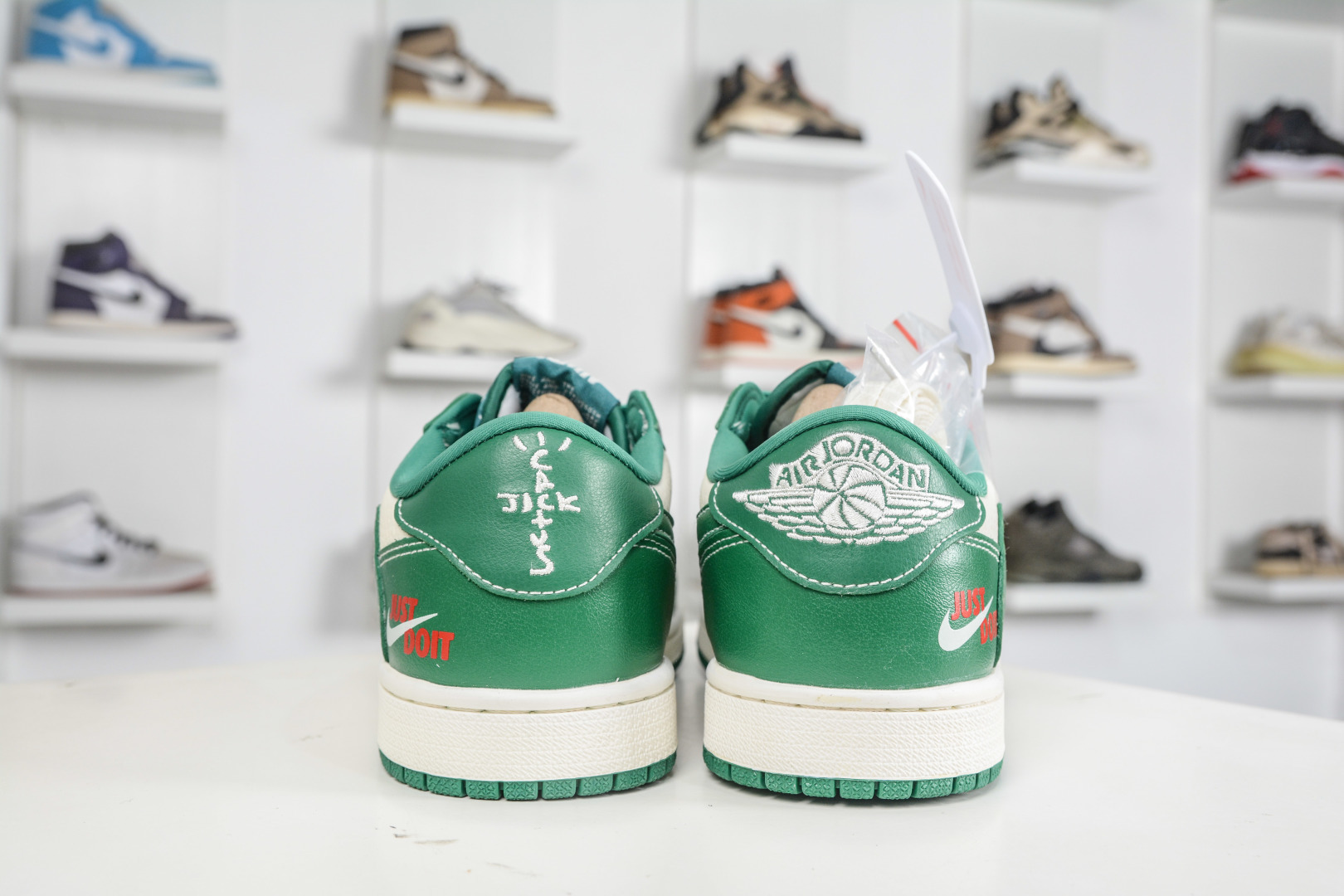 270 TS x Nike Air Jordan 1 Low x Just do it JDI联名-白绿 LD2028-069-Chinese UA Cheap High Quatity Brand Clothes Bags handbags Sneakers wholesale wholesaler seller from China Factory suppliers Fashion Clothing Shoes best Quality Beautiful Price 270 TS x Nike Air Jordan 1 Low x Just do it JDI联名-白绿 LD2028-069