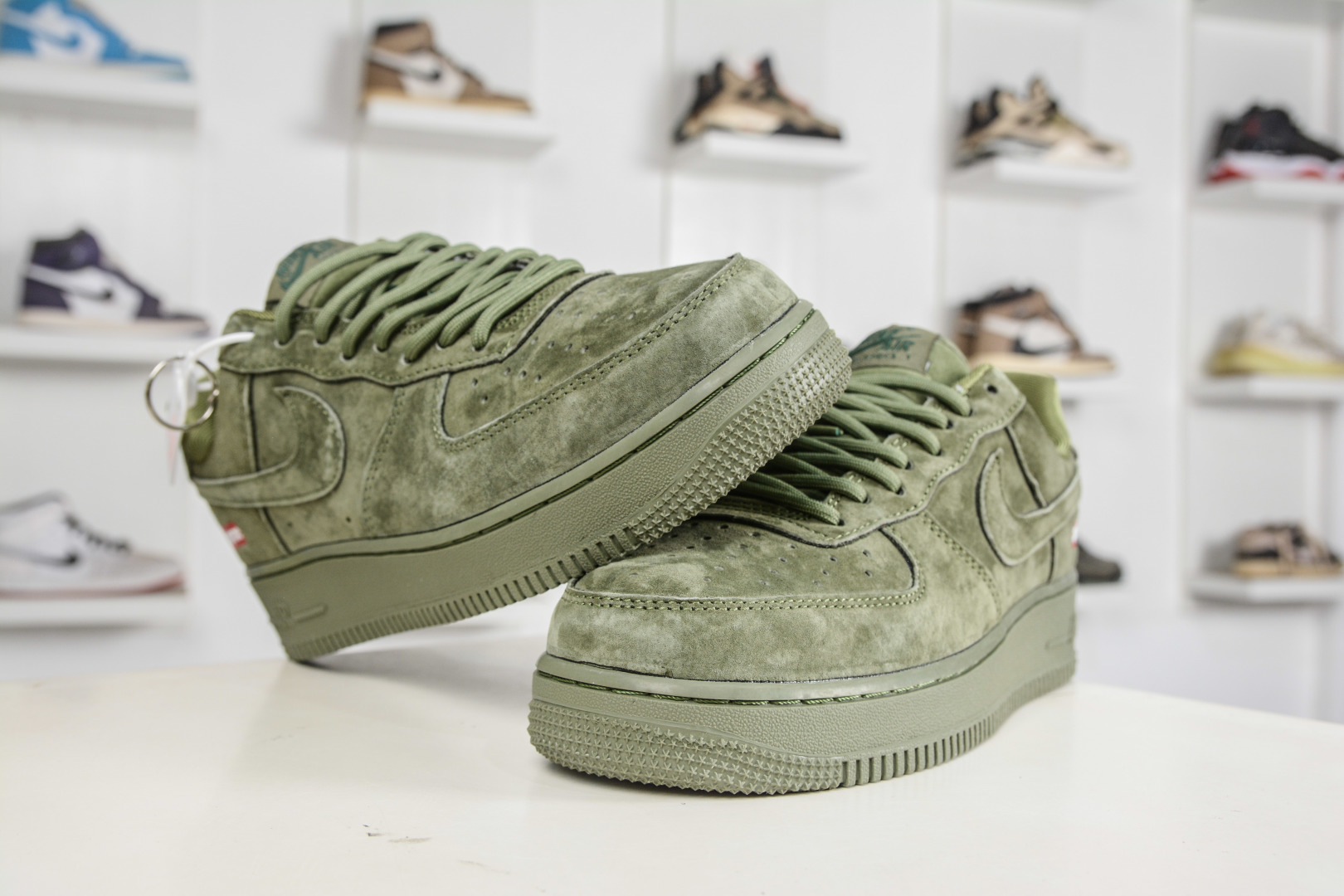 260 Nike Air Force 1 Low 07 x Supreme SUP联名-猪八绿色 DF018-117-Chinese UA Cheap High Quatity Brand Clothes Bags handbags Sneakers wholesale wholesaler seller from China Factory suppliers Fashion Clothing Shoes best Quality Beautiful Price 260 Nike Air Force 1 Low 07 x Supreme SUP联名-猪八绿色 DF018-117