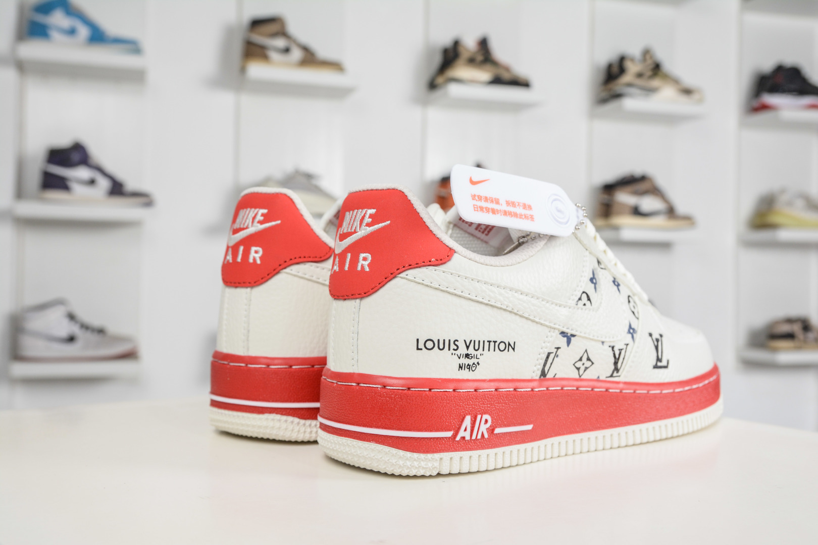 260 Nike Air Force 1 Low 07 x Louis Vuitton LV联名-白嫣红 BQ4212-100-Chinese UA Cheap High Quatity Brand Clothes Bags handbags Sneakers wholesale wholesaler seller from China Factory suppliers Fashion Clothing Shoes best Quality Beautiful Price 260 Nike Air Force 1 Low 07 x Louis Vuitton LV联名-白嫣红 BQ4212-100