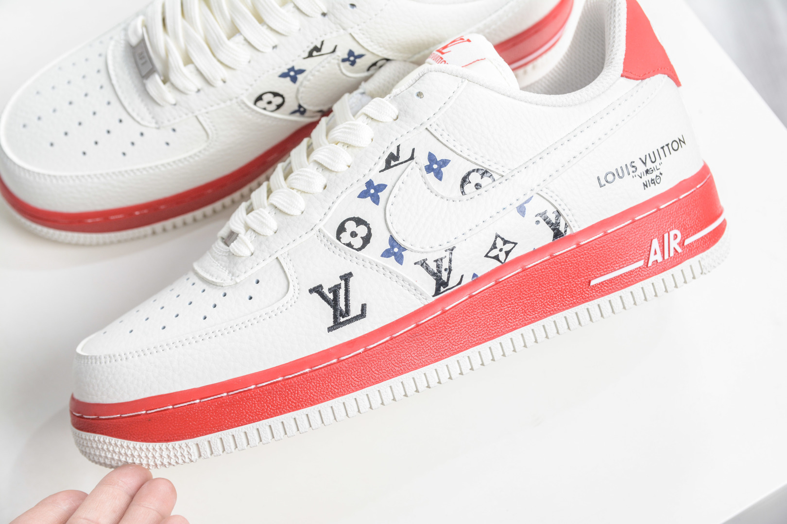 260 Nike Air Force 1 Low 07 x Louis Vuitton LV联名-白嫣红 BQ4212-100-Chinese UA Cheap High Quatity Brand Clothes Bags handbags Sneakers wholesale wholesaler seller from China Factory suppliers Fashion Clothing Shoes best Quality Beautiful Price 260 Nike Air Force 1 Low 07 x Louis Vuitton LV联名-白嫣红 BQ4212-100