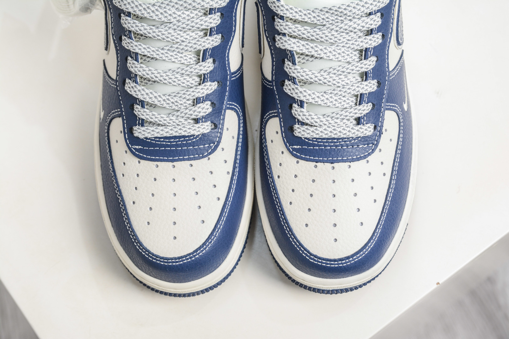260 The North Face x NIke Air Force 1 北面联名- 白深蓝 XL1982-333