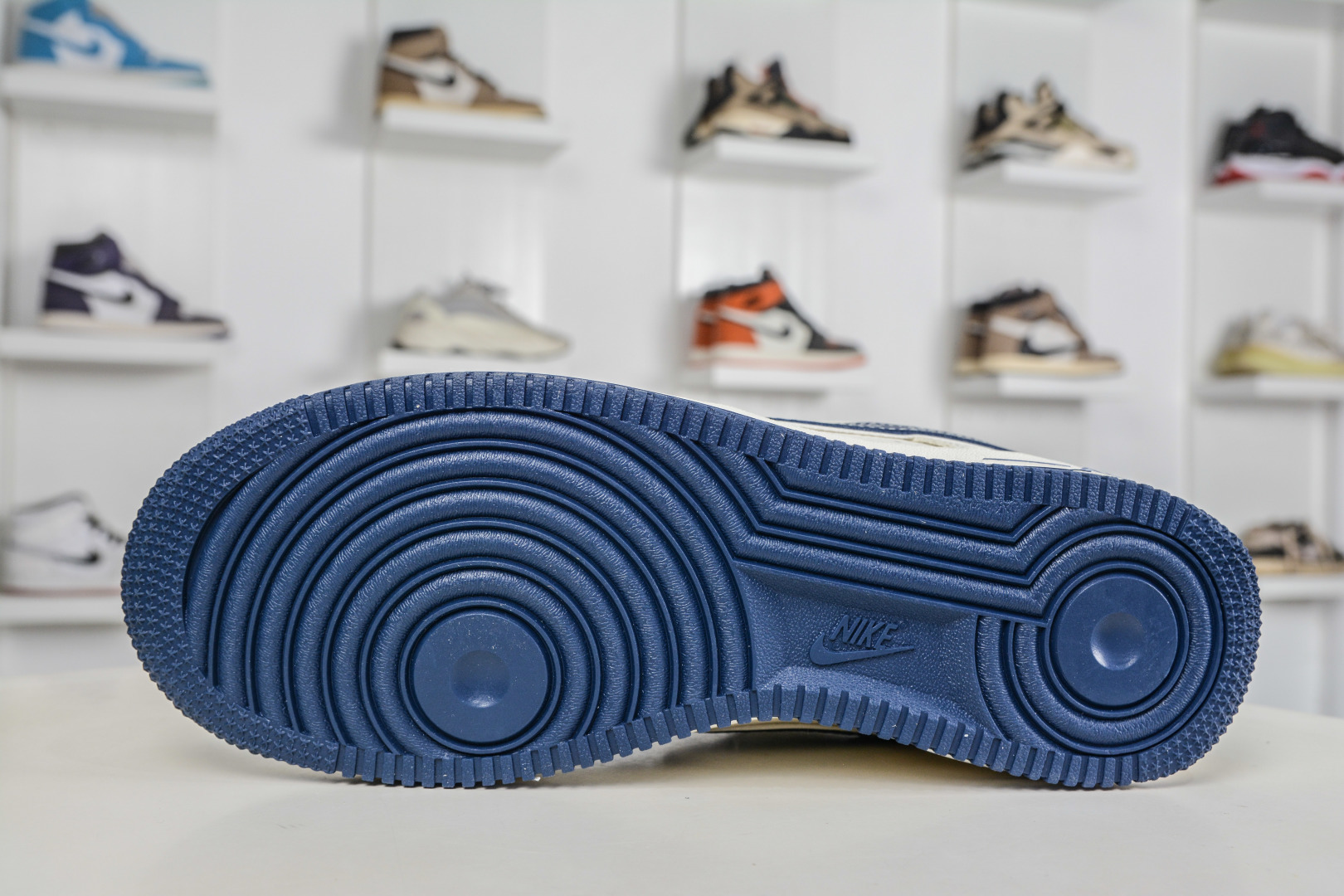 260 The North Face x NIke Air Force 1 北面联名- 白深蓝 XL1982-333