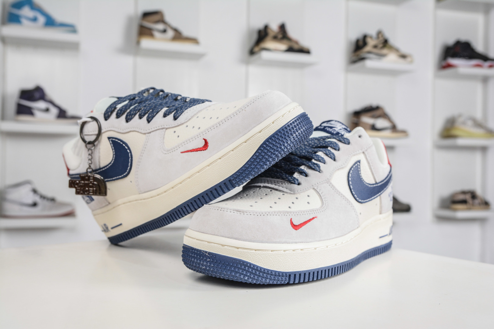 260 The North Face x NIke Air Force 1 北面联名-灰白蓝 DD1982-341-Chinese UA Cheap High Quatity Brand Clothes Bags handbags Sneakers wholesale wholesaler seller from China Factory suppliers Fashion Clothing Shoes best Quality Beautiful Price 260 The North Face x NIke Air Force 1 北面联名-灰白蓝 DD1982-341