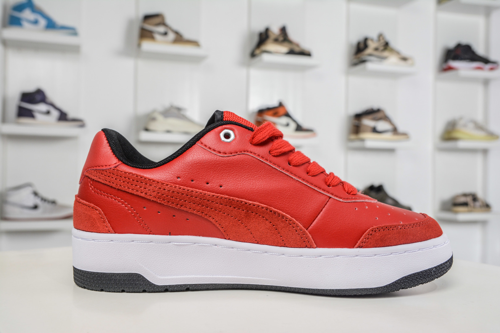 150 PUMA彪马 CA Match Court 休闲经典简约复古 低帮 板鞋 308621-02-Chinese UA Cheap High Quatity Brand Clothes Bags handbags Sneakers wholesale wholesaler seller from China Factory suppliers Fashion Clothing Shoes best Quality Beautiful Price 150 PUMA彪马 CA Match Court 休闲经典简约复古 低帮 板鞋 308621-02