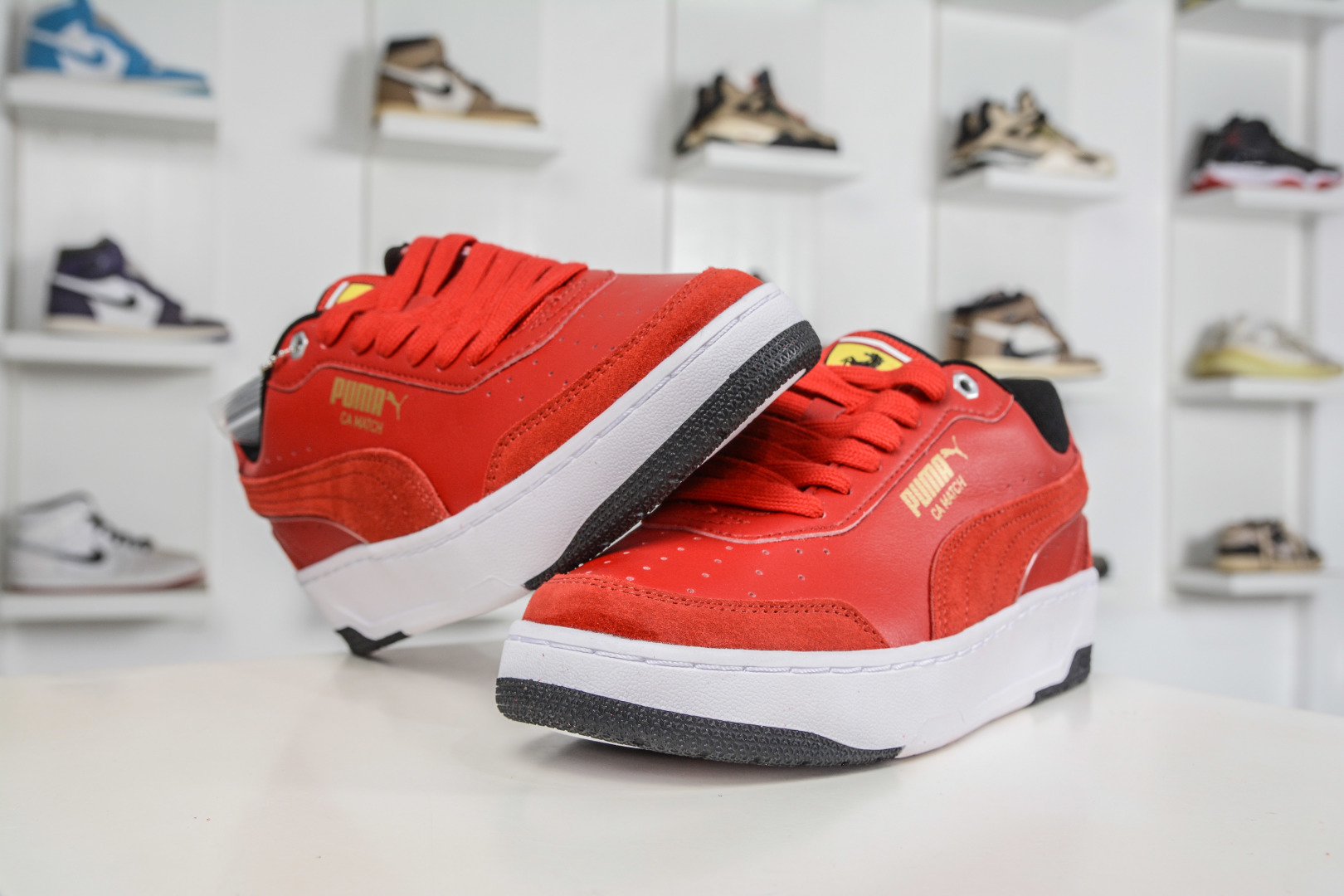150 PUMA彪马 CA Match Court 休闲经典简约复古 低帮 板鞋 308621-02-Chinese UA Cheap High Quatity Brand Clothes Bags handbags Sneakers wholesale wholesaler seller from China Factory suppliers Fashion Clothing Shoes best Quality Beautiful Price 150 PUMA彪马 CA Match Court 休闲经典简约复古 低帮 板鞋 308621-02