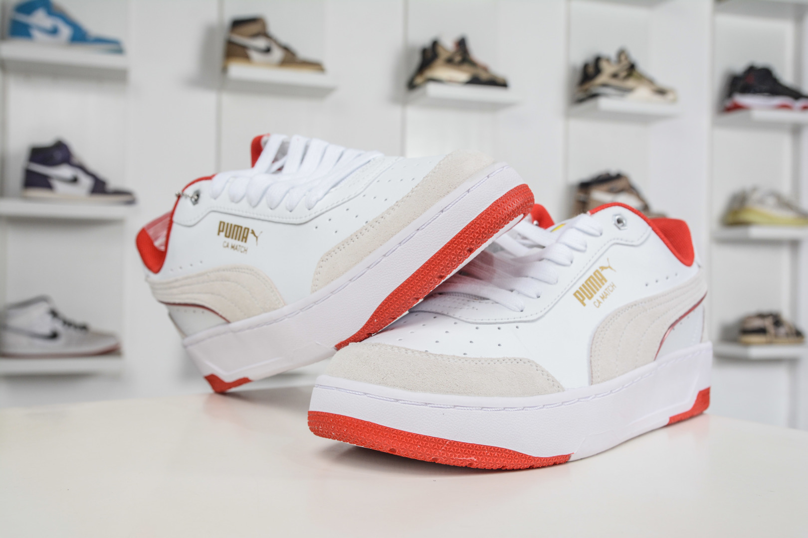 150 PUMA彪马 CA Match Court 休闲经典简约复古 低帮 板鞋 308621-03-Chinese UA Cheap High Quatity Brand Clothes Bags handbags Sneakers wholesale wholesaler seller from China Factory suppliers Fashion Clothing Shoes best Quality Beautiful Price 150 PUMA彪马 CA Match Court 休闲经典简约复古 低帮 板鞋 308621-03