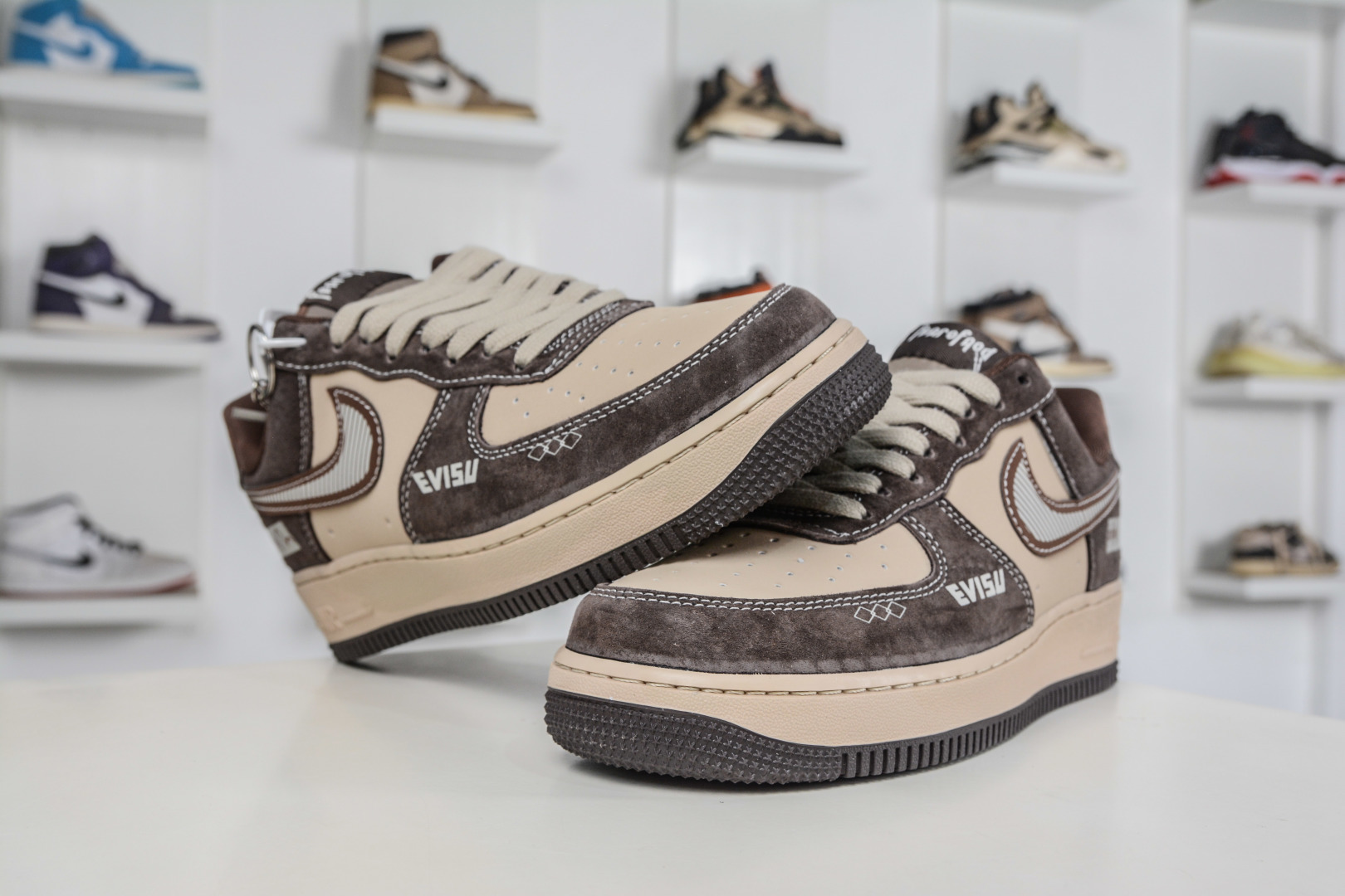 260 Fear of God x NIke Air Force 1 FOG联名-咖棕 KL1688-001-Chinese UA Cheap High Quatity Brand Clothes Bags handbags Sneakers wholesale wholesaler seller from China Factory suppliers Fashion Clothing Shoes best Quality Beautiful Price 260 Fear of God x NIke Air Force 1 FOG联名-咖棕 KL1688-001