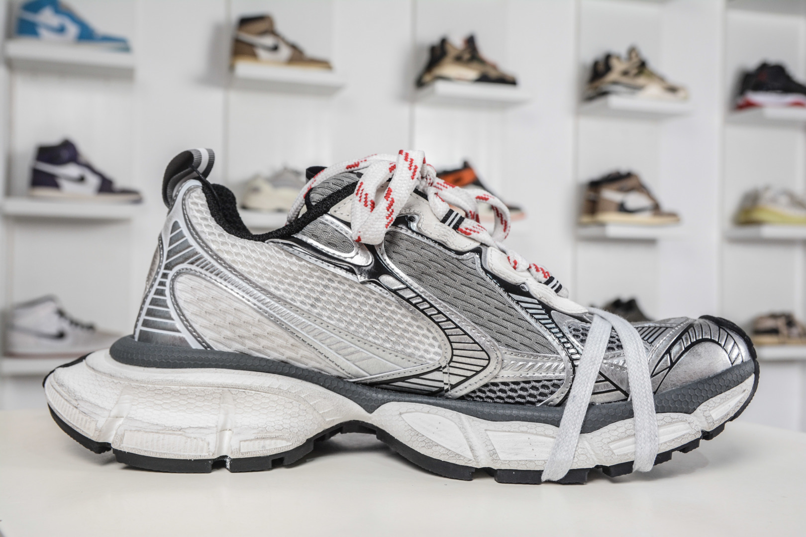 350 XA版本顶级BALENCIAGA 3XL Sneakers 巴黎世家十代 水印logo字母标 3XL巴黎老爹一脚蹬 840090 W3XSG 9239