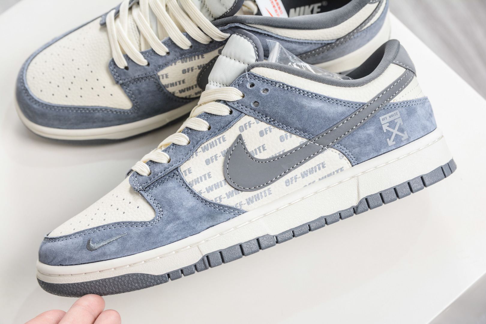 Nike SB Dunk Low x OFF-WHITE OW联名-雾霾蓝灰 TX1688-001 Nike SB Dunk Low x OFF-WHITE OW联名-雾霾蓝灰 TX1688-001
