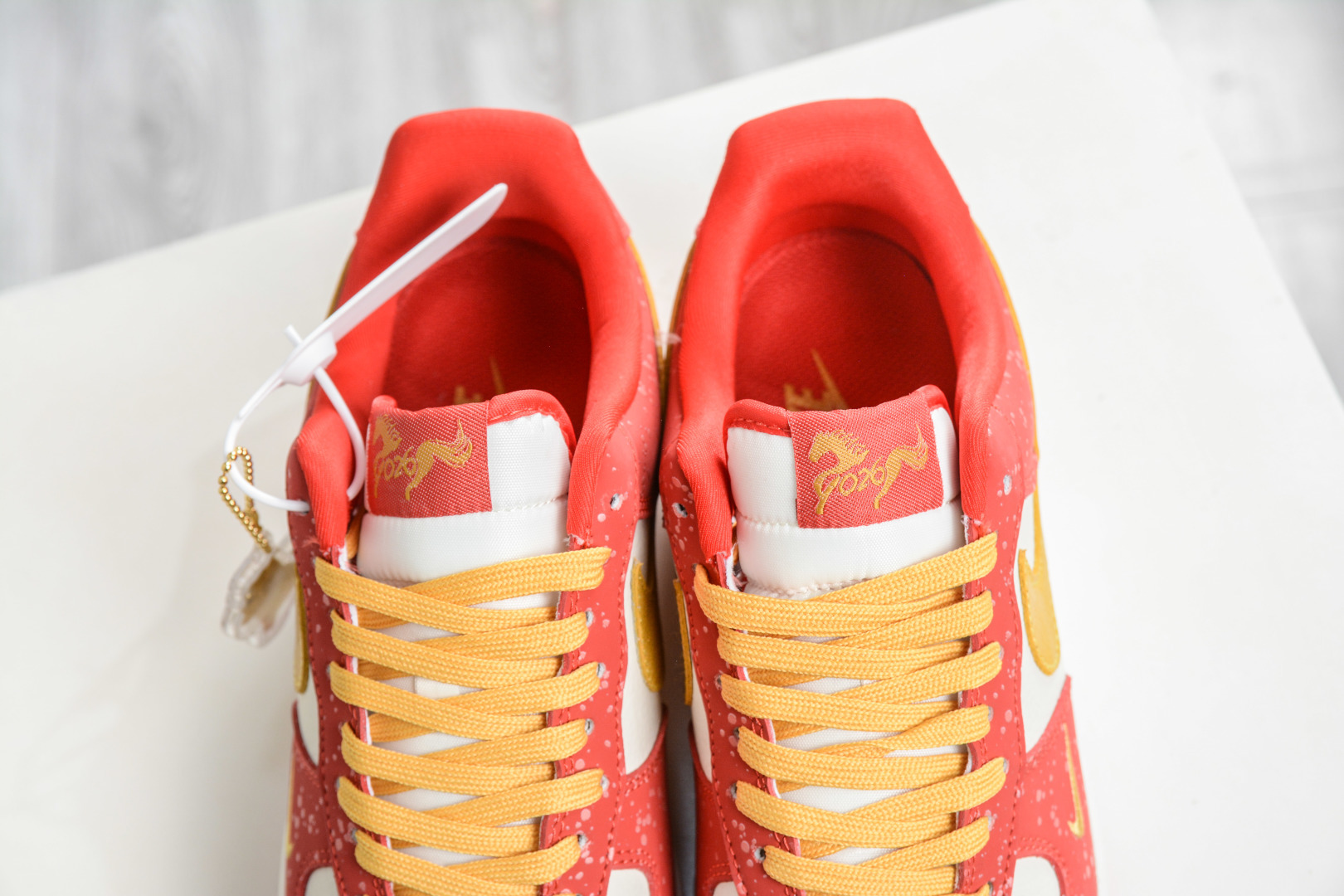 260 Nike Air Force 1 Low 07 马年限定联名 白红金泼墨 DF0188-131