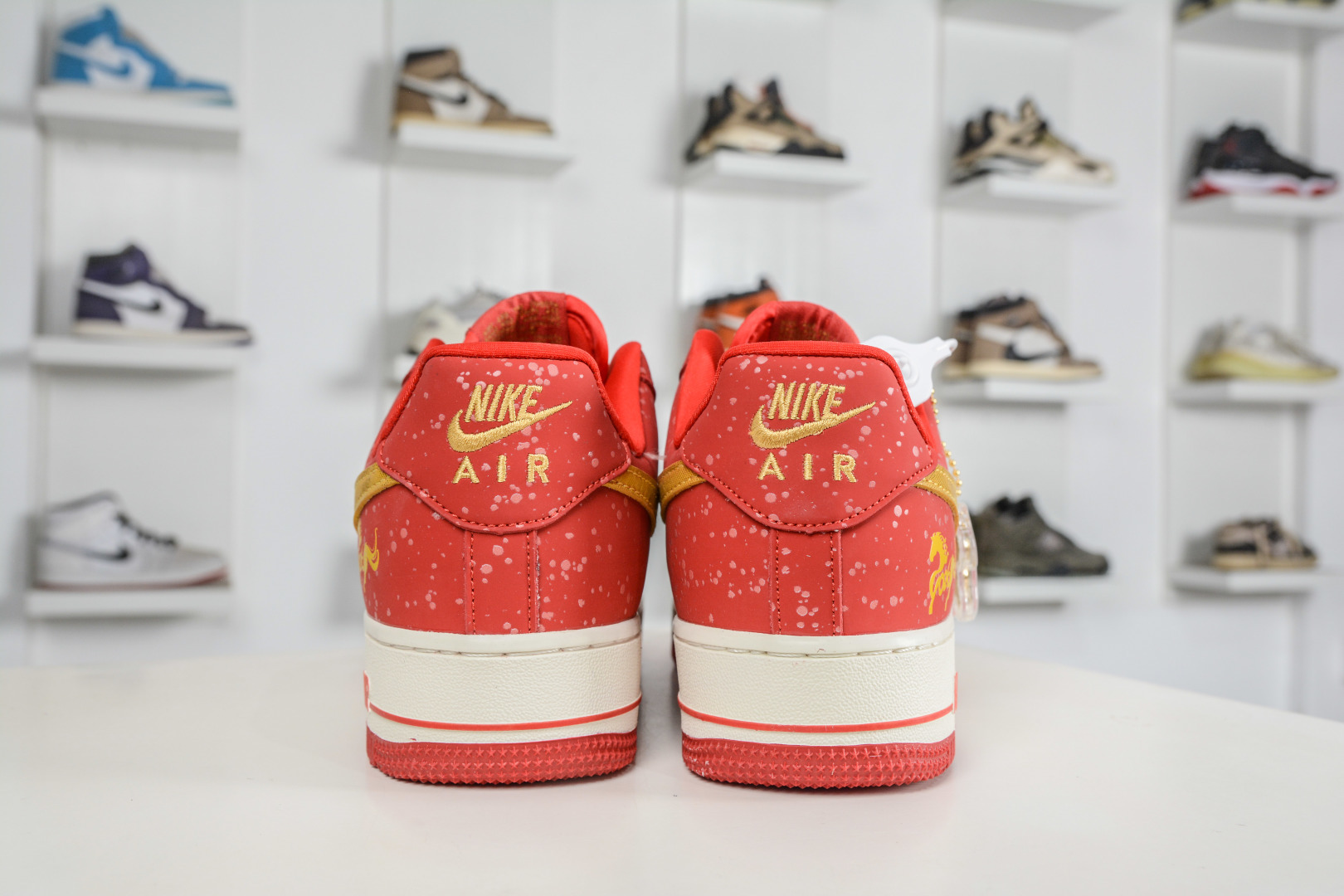 260 Nike Air Force 1 Low 07 马年限定联名 白红金泼墨 DF0188-131