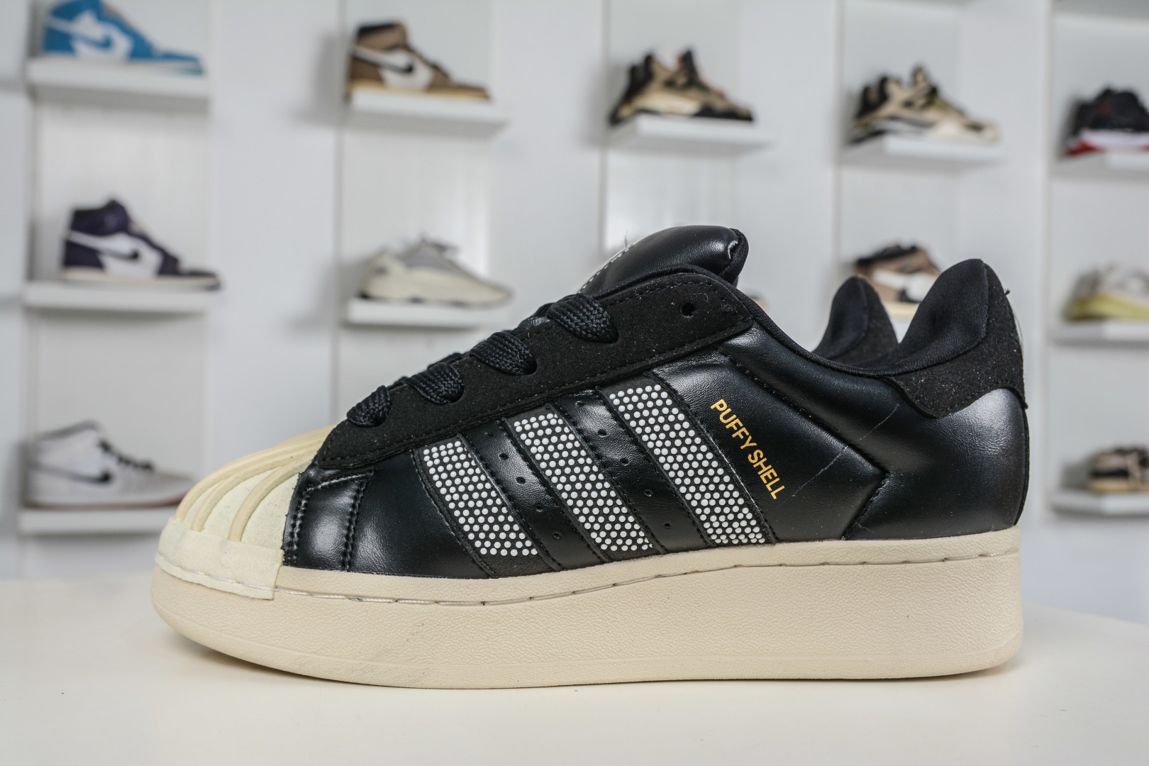 180 Adidas Originals Superstar Puffy Shell贝壳头厚底休闲板鞋 KJ6976-Chinese UA Cheap High Quatity Brand Clothes Bags handbags Sneakers wholesale wholesaler seller from China Factory suppliers Fashion Clothing Shoes best Quality Beautiful Price 180 Adidas Originals Superstar Puffy Shell贝壳头厚底休闲板鞋 KJ6976