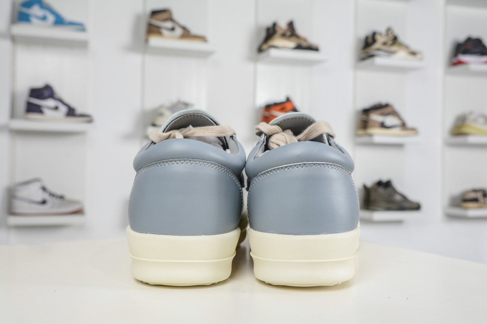 RICK OWENS/RO Hollywood 欧文斯 圆头系带低帮板鞋-Chinese wholesaler seller Clothes Bags handbags wholesale Shoes High Quatity wholesaler seller Cheap Sneakers from China Factory Chinese suppliers china wholesale clothing wholesaler seller RICK OWENS/RO Hollywood 欧文斯 圆头系带低帮板鞋