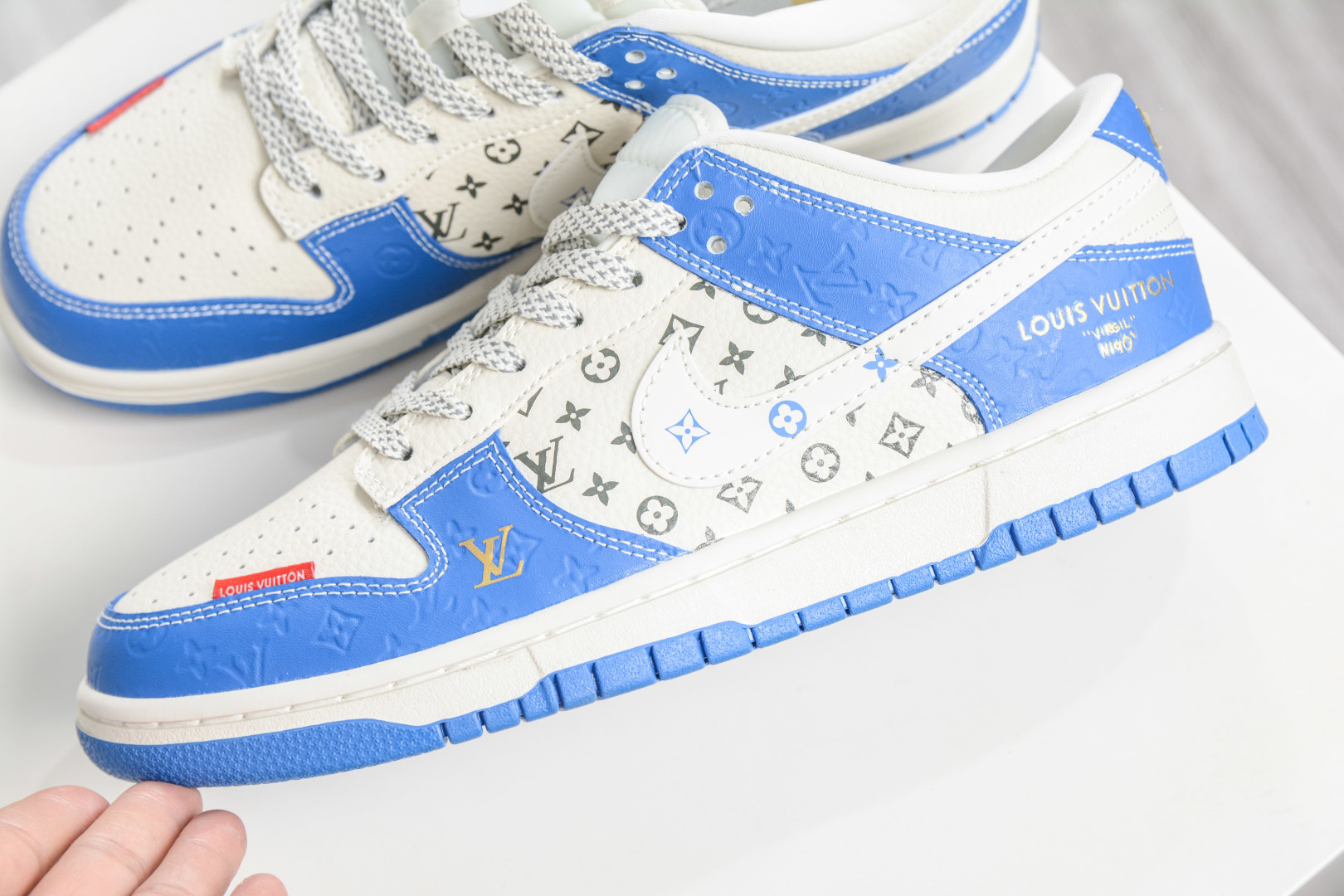 Nike SB Dunk Low x Louis Vuitton LV联名-蓝白 MN1688-108