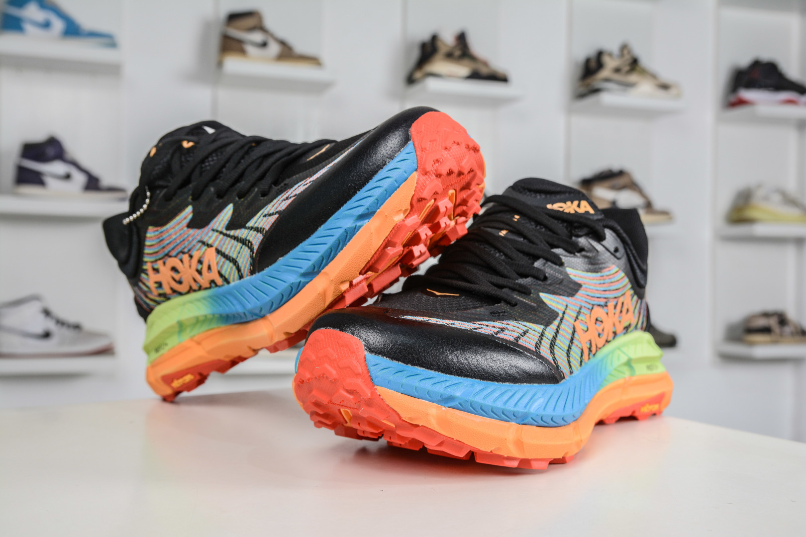 Hoka One One Mafate Speed 4 玛法特低帮轻量户外运动鞋 1138472/BKML