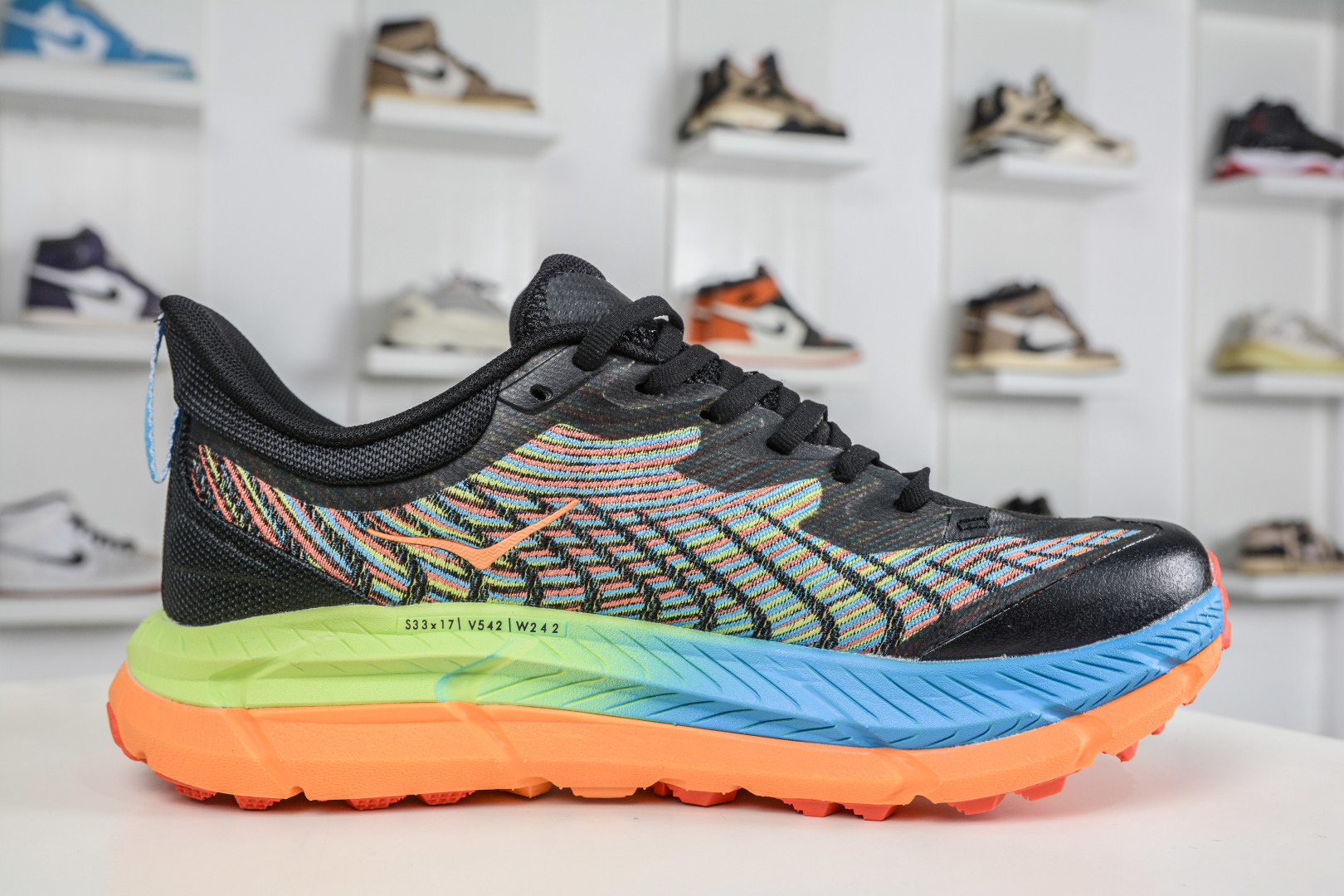 Hoka One One Mafate Speed 4 玛法特低帮轻量户外运动鞋 1138472/BKML