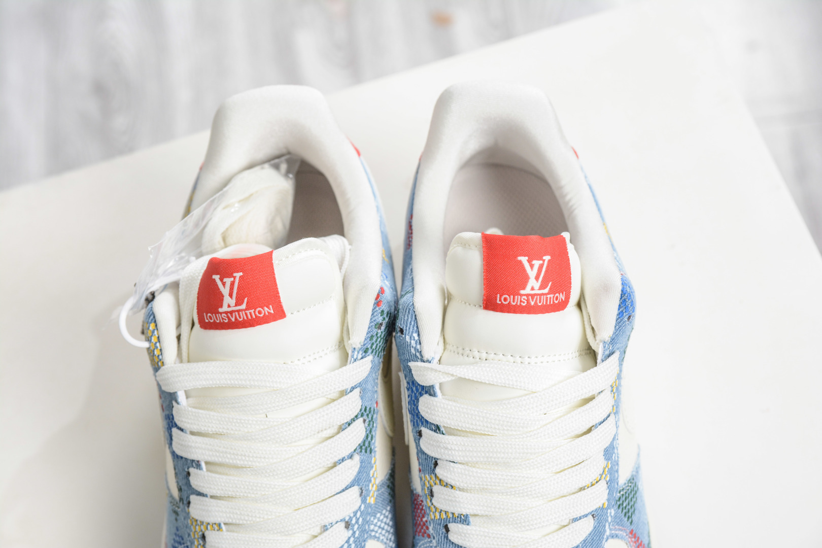 Nike Air Force 1 Low 07 x Louis Vuitton LV联名-蓝白格子 DN1688-813 Nike Air Force 1 Low 07 x Louis Vuitton LV联名-蓝白格子 DN1688-813