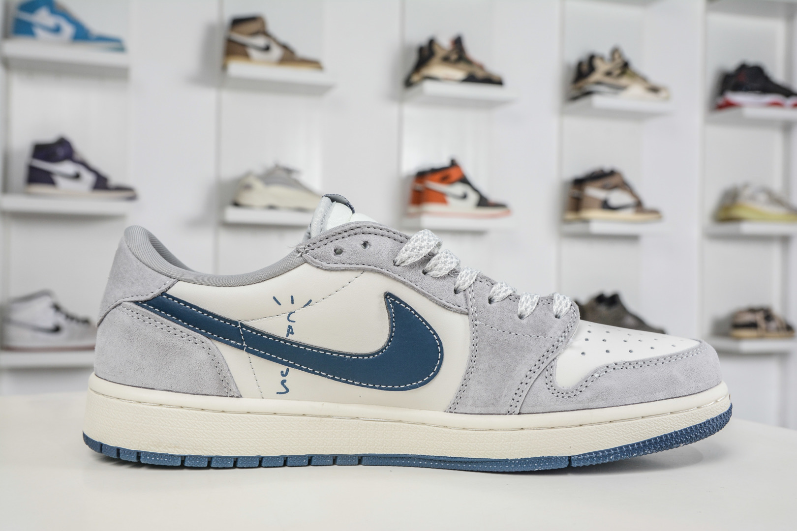 TS x Air Jordan 1 Retro Low x Burberry 巴宝莉联名--灰花棋盘格 LD2028-076 TS x Air Jordan 1 Retro Low x Burberry 巴宝莉联名--灰花棋盘格 LD2028-076