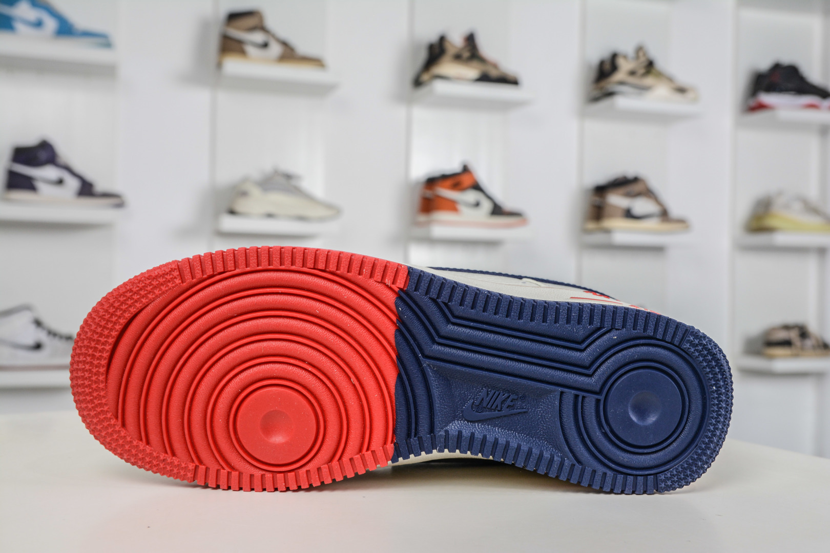 NIke Air Force 1 '07 Low 米白红蓝 NH0601-544 NIke Air Force 1 '07 Low 米白红蓝 NH0601-544