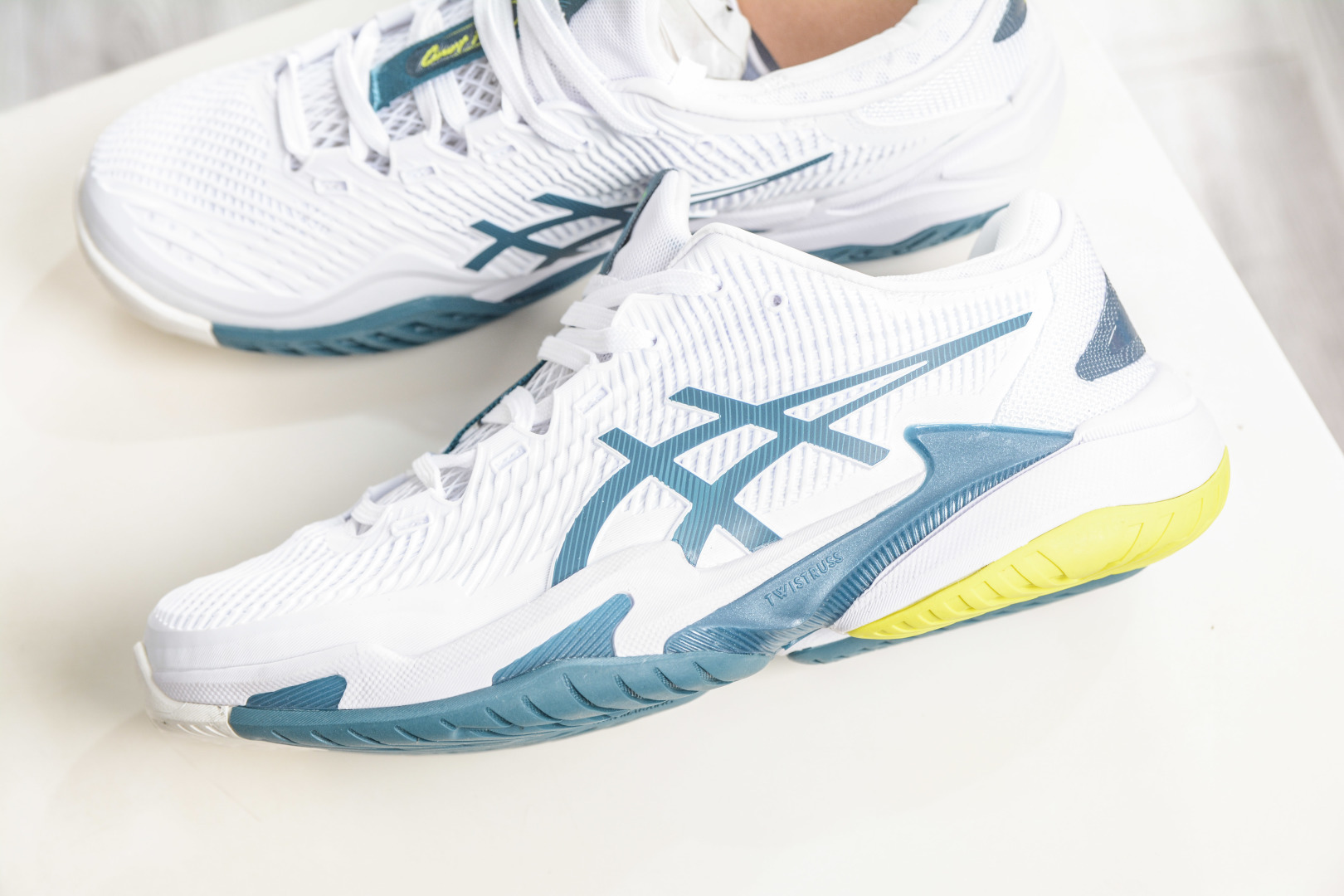ASICS亚瑟士网球鞋小德球鞋 COURT FF3 NOVAK德约科维奇专业球鞋 1041A370-101