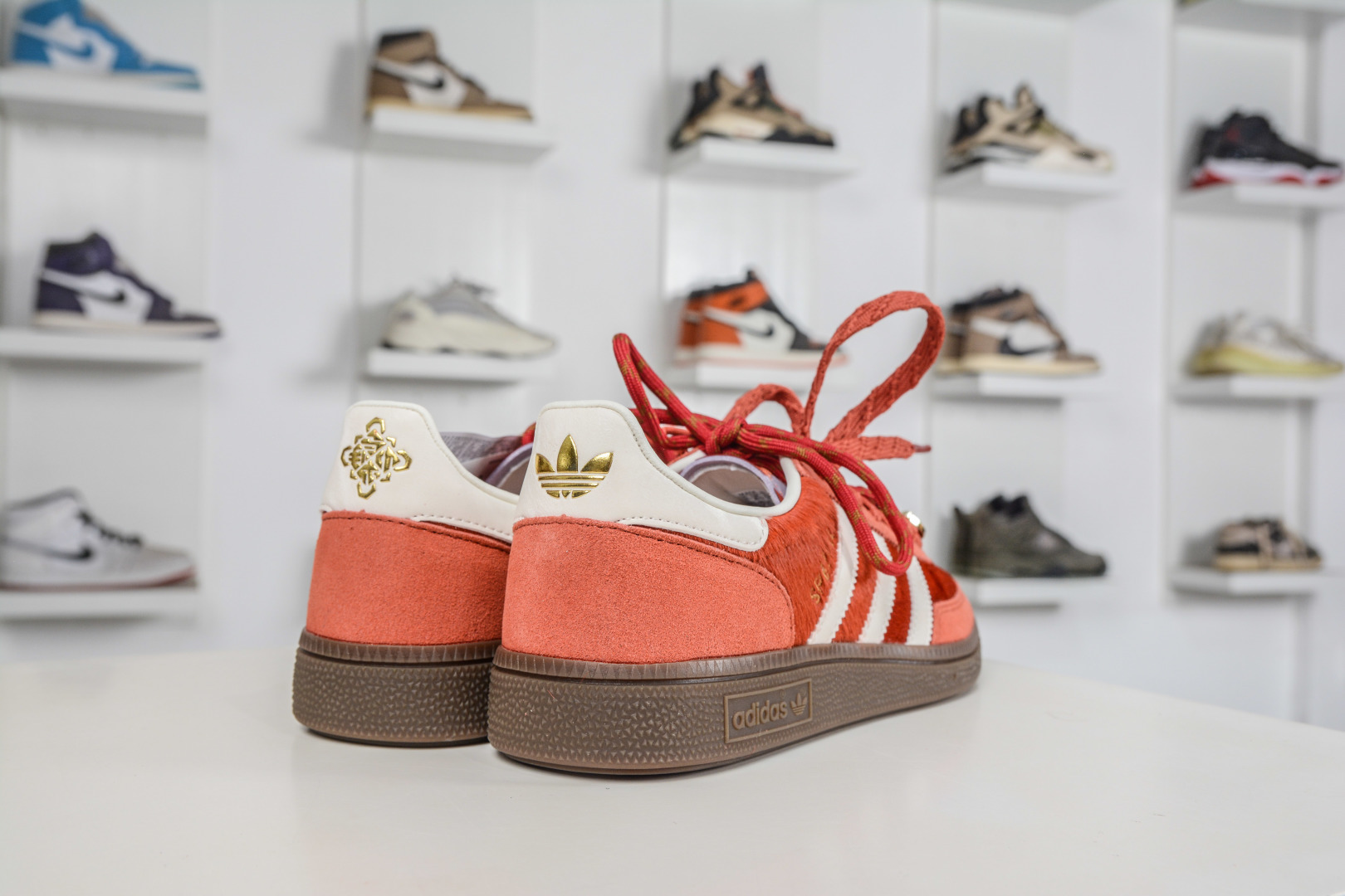 Adidas Handball Spezial 马年限定 CNY新年款 阿迪达斯经典款 复古休闲板鞋 KJ6299