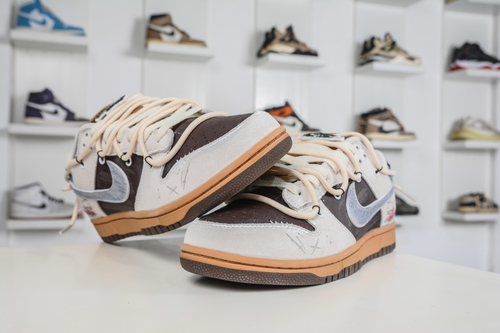 NK Dunk Low 考拉派对 啡啡抱抱 当米白底色遇见咖啡棕与天空蓝 HQ3459-212-Top High Quatity Cheap Sneakers Fashion Clothing Clothes Bags handbags Shoes of all Brand wholesale With The best Quality And Beautiful Price from China Factory Chinese suppliers wholesaler seller NK Dunk Low 考拉派对 啡啡抱抱 当米白底色遇见咖啡棕与天空蓝 HQ3459-212