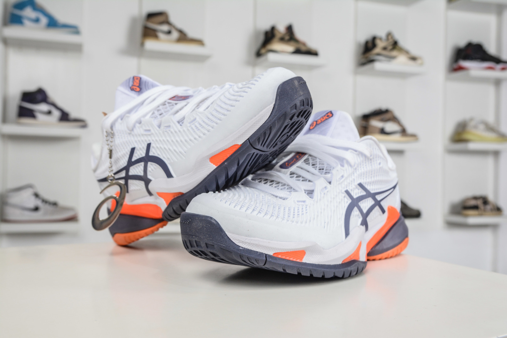 ASICS亚瑟士网球鞋小德球鞋 COURT FF3 NOVAK德约科维奇专业球鞋 专业跑步鞋鞋减震助弹防滑气跑步鞋 1041A370-104 ASICS亚瑟士网球鞋小德球鞋 COURT FF3 NOVAK德约科维奇专业球鞋 专业跑步鞋鞋减震助弹防滑气跑步鞋 1041A370-104