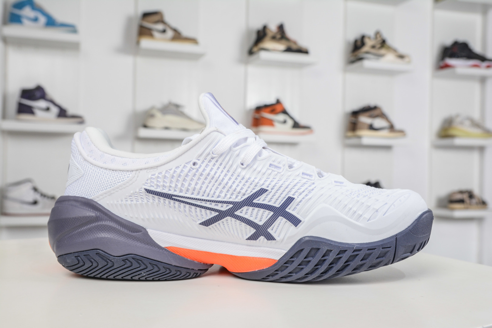 ASICS亚瑟士网球鞋小德球鞋 COURT FF3 NOVAK德约科维奇专业球鞋 专业跑步鞋鞋减震助弹防滑气跑步鞋 1041A370-104 ASICS亚瑟士网球鞋小德球鞋 COURT FF3 NOVAK德约科维奇专业球鞋 专业跑步鞋鞋减震助弹防滑气跑步鞋 1041A370-104