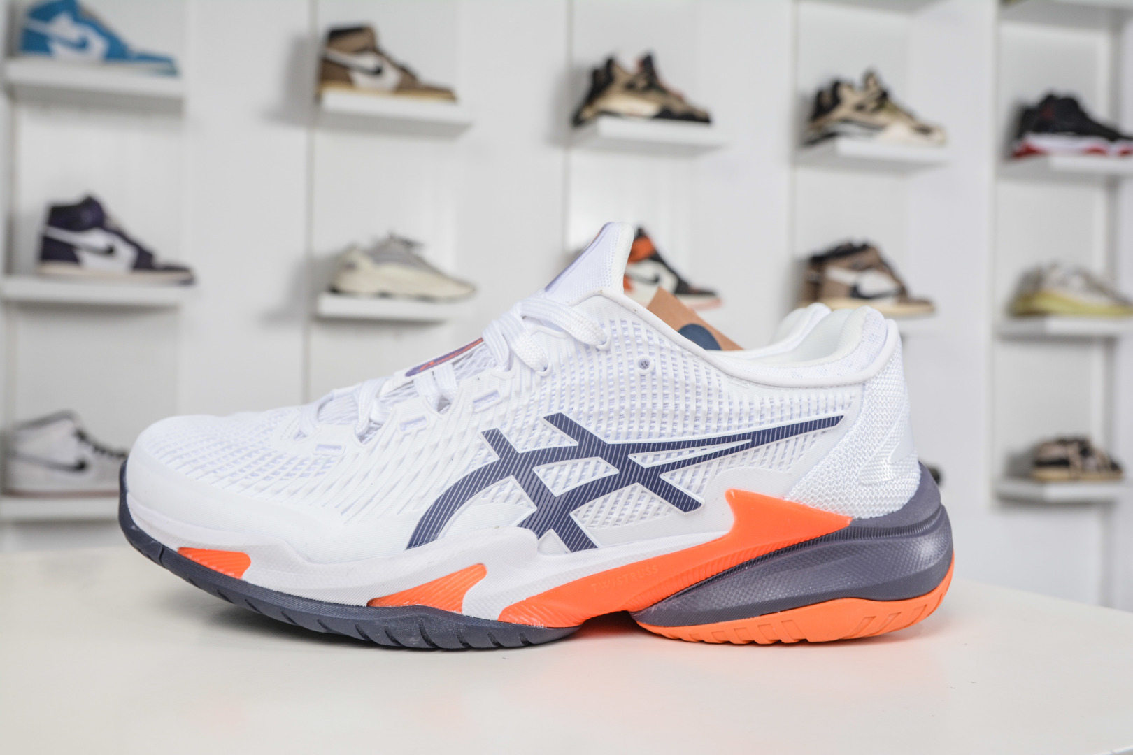 ASICS亚瑟士网球鞋小德球鞋 COURT FF3 NOVAK德约科维奇专业球鞋 专业跑步鞋鞋减震助弹防滑气跑步鞋 1041A370-104 ASICS亚瑟士网球鞋小德球鞋 COURT FF3 NOVAK德约科维奇专业球鞋 专业跑步鞋鞋减震助弹防滑气跑步鞋 1041A370-104