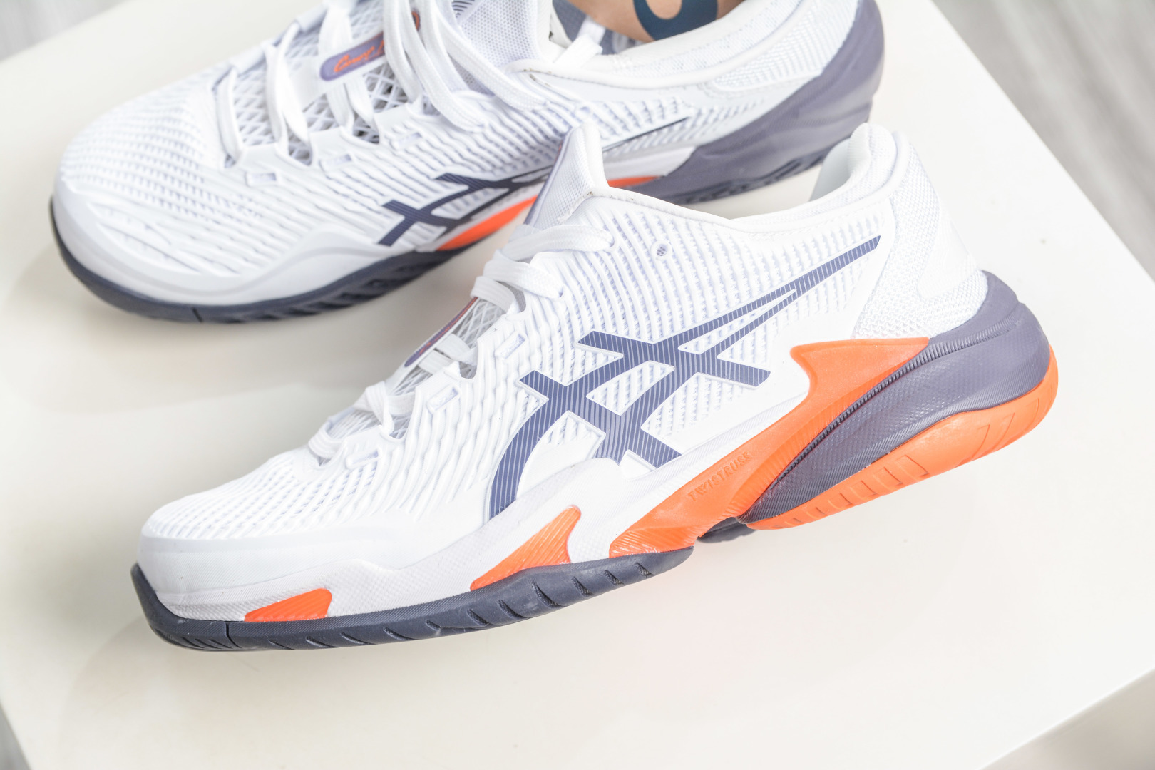 ASICS亚瑟士网球鞋小德球鞋 COURT FF3 NOVAK德约科维奇专业球鞋 专业跑步鞋鞋减震助弹防滑气跑步鞋 1041A370-104 ASICS亚瑟士网球鞋小德球鞋 COURT FF3 NOVAK德约科维奇专业球鞋 专业跑步鞋鞋减震助弹防滑气跑步鞋 1041A370-104