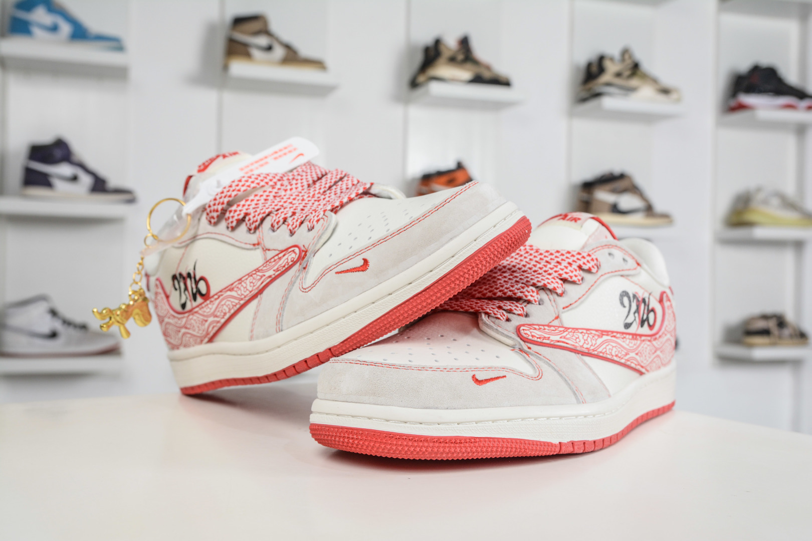 TS x Air Jordan x DIOR AJ1 Low 倒钩低帮迪奥马年限定联名-风祥云纹 JW1188-178 TS x Air Jordan x DIOR AJ1 Low 倒钩低帮迪奥马年限定联名-风祥云纹 JW1188-178