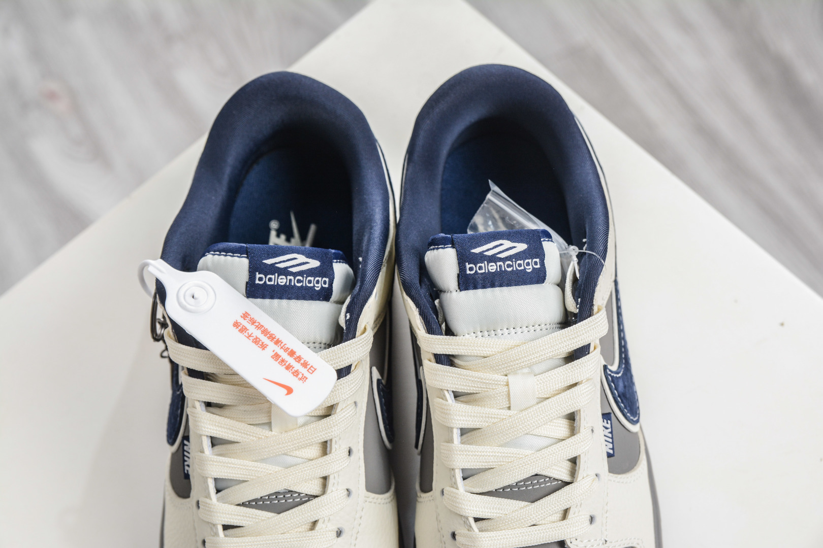 270 Nike SB Dunk Low x Balenciaga 巴黎世家联名-米灰深蓝 TX1688-020-Chinese UA Cheap High Quatity Brand Clothes Bags handbags Sneakers wholesale wholesaler seller from China Factory suppliers Fashion Clothing Shoes best Quality Beautiful Price 270 Nike SB Dunk Low x Balenciaga 巴黎世家联名-米灰深蓝 TX1688-020