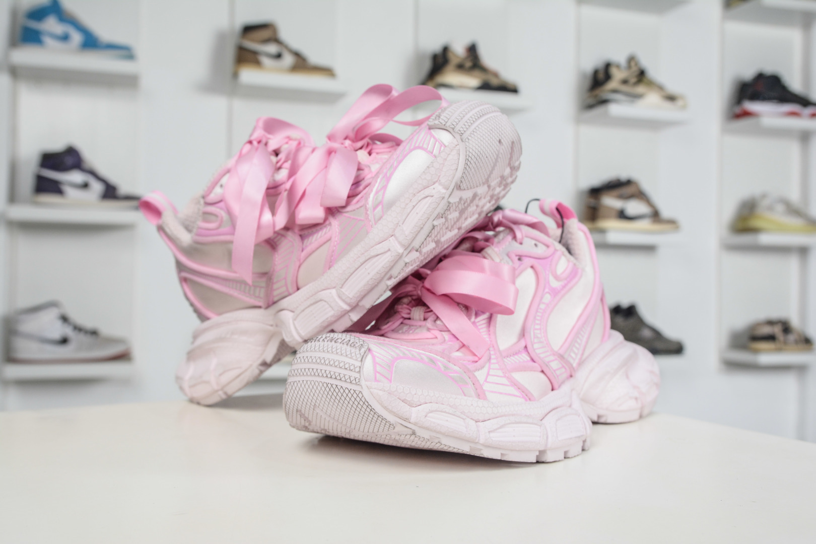 350 XA版本顶级BALENCIAGA 3XL Sneakers 巴黎世家十代 3XL巴黎老爹一脚蹬系列复古做旧 734731 W3XSB 5000