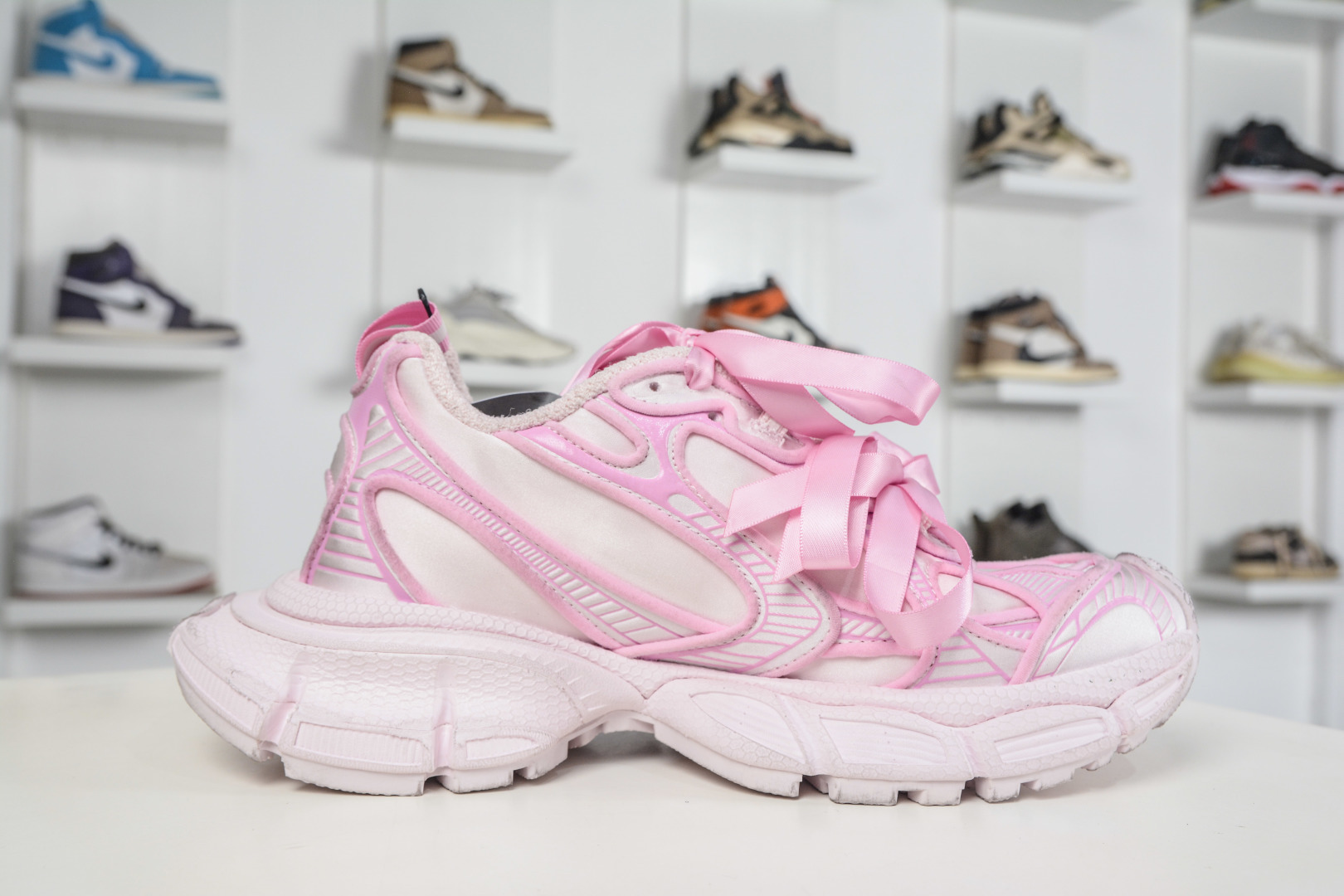350 XA版本顶级BALENCIAGA 3XL Sneakers 巴黎世家十代 3XL巴黎老爹一脚蹬系列复古做旧 734731 W3XSB 5000