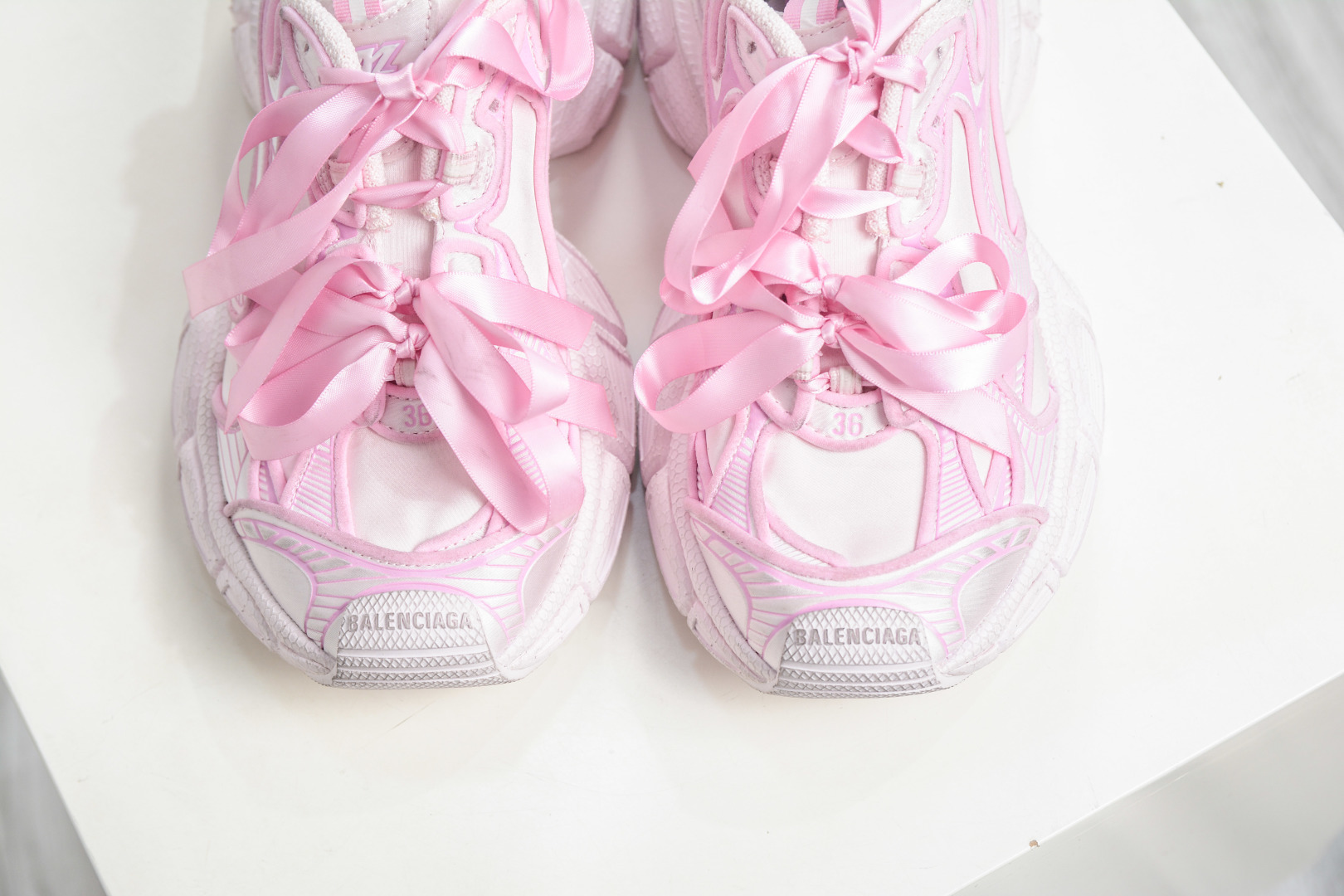 350 XA版本顶级BALENCIAGA 3XL Sneakers 巴黎世家十代 3XL巴黎老爹一脚蹬系列复古做旧 734731 W3XSB 5000