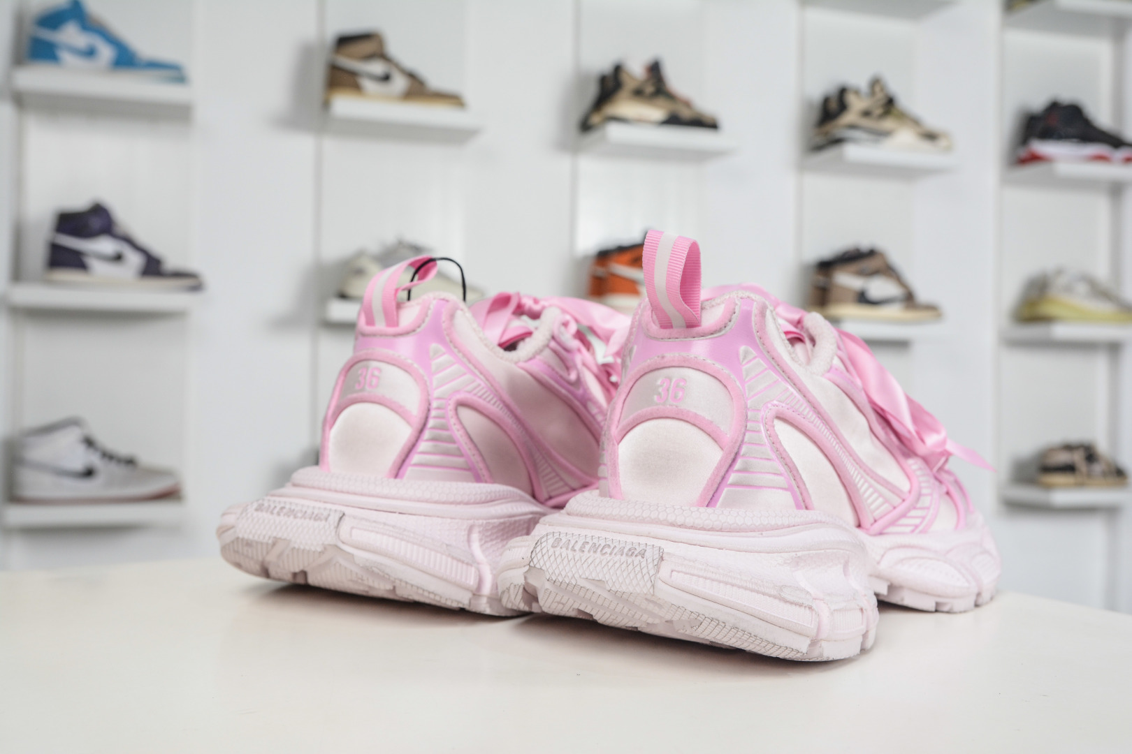 350 XA版本顶级BALENCIAGA 3XL Sneakers 巴黎世家十代 3XL巴黎老爹一脚蹬系列复古做旧 734731 W3XSB 5000