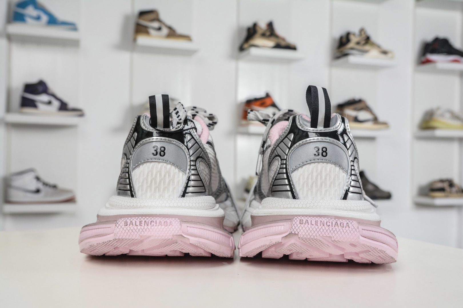 XA版本顶级BALENCIAGA 3XL Sneakers 巴黎世家十代 3XL巴黎老爹一脚蹬系列复古做旧独家 734731 W3XGC 9510