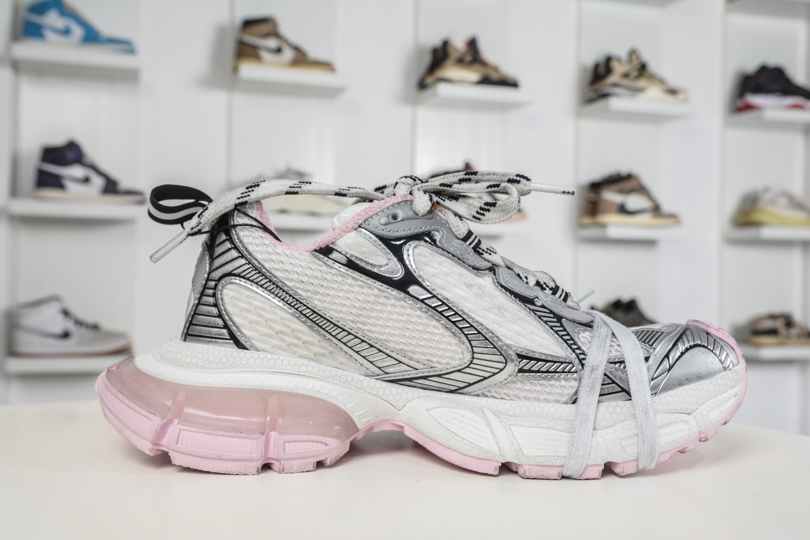 XA版本顶级BALENCIAGA 3XL Sneakers 巴黎世家十代 3XL巴黎老爹一脚蹬系列复古做旧独家 734731 W3XGC 9510