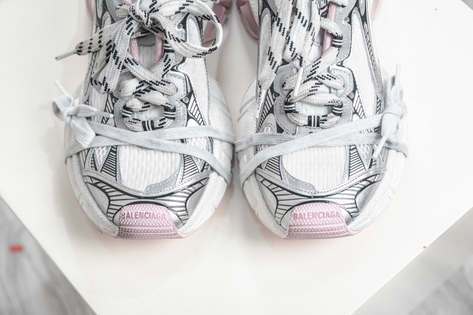 XA版本顶级BALENCIAGA 3XL Sneakers 巴黎世家十代 3XL巴黎老爹一脚蹬系列复古做旧独家 734731 W3XGC 9510