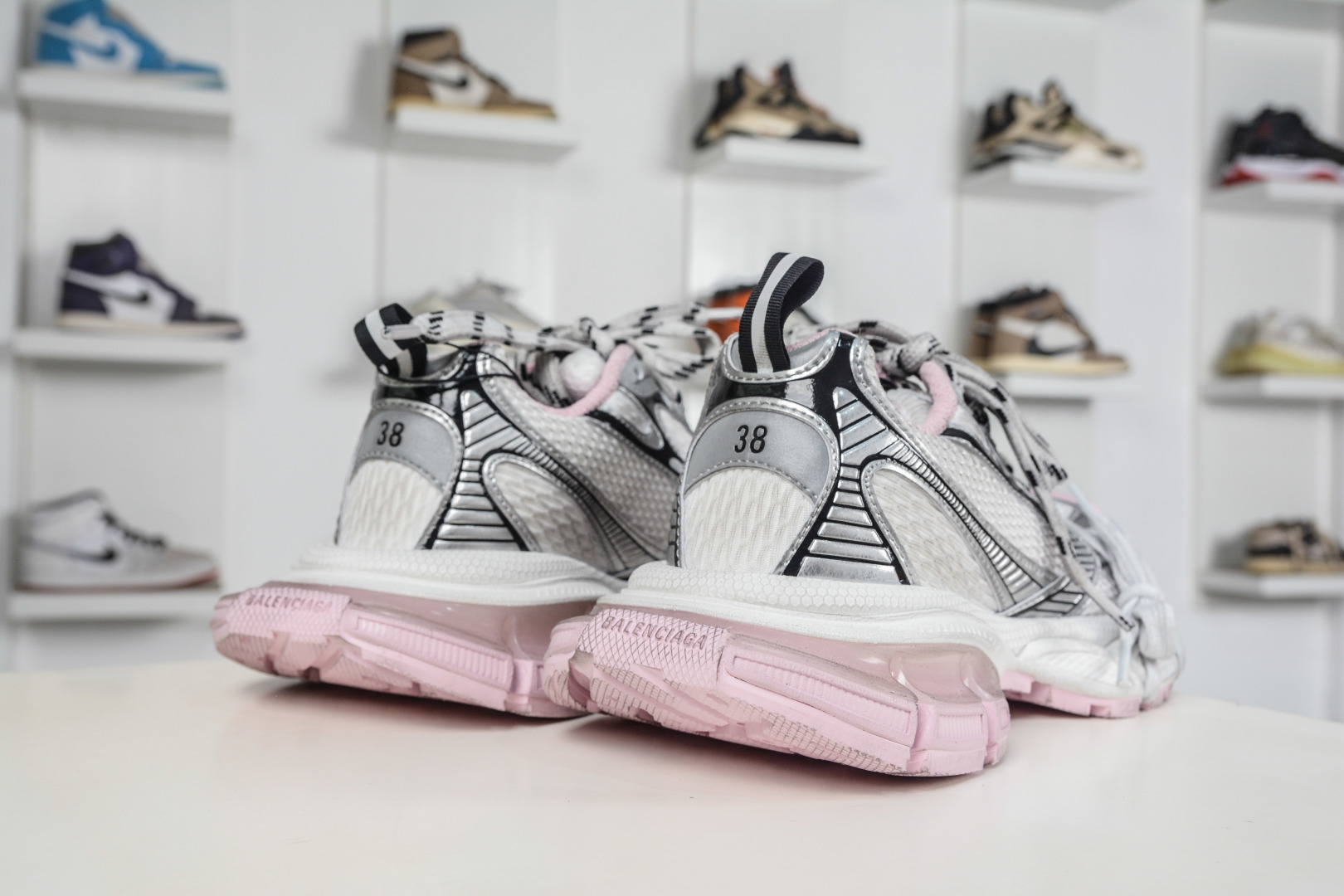 XA版本顶级BALENCIAGA 3XL Sneakers 巴黎世家十代 3XL巴黎老爹一脚蹬系列复古做旧独家 734731 W3XGC 9510