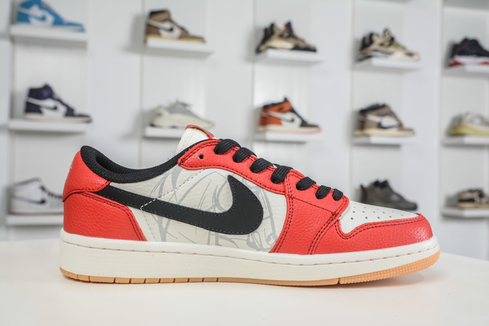 270 TS x Nike Air Jordan 1 Low 马年限定 白红点墨 NH0601-063-Chinese UA Cheap High Quatity Brand Clothes Bags handbags Sneakers wholesale wholesaler seller from China Factory suppliers Fashion Clothing Shoes best Quality Beautiful Price 270 TS x Nike Air Jordan 1 Low 马年限定 白红点墨 NH0601-063