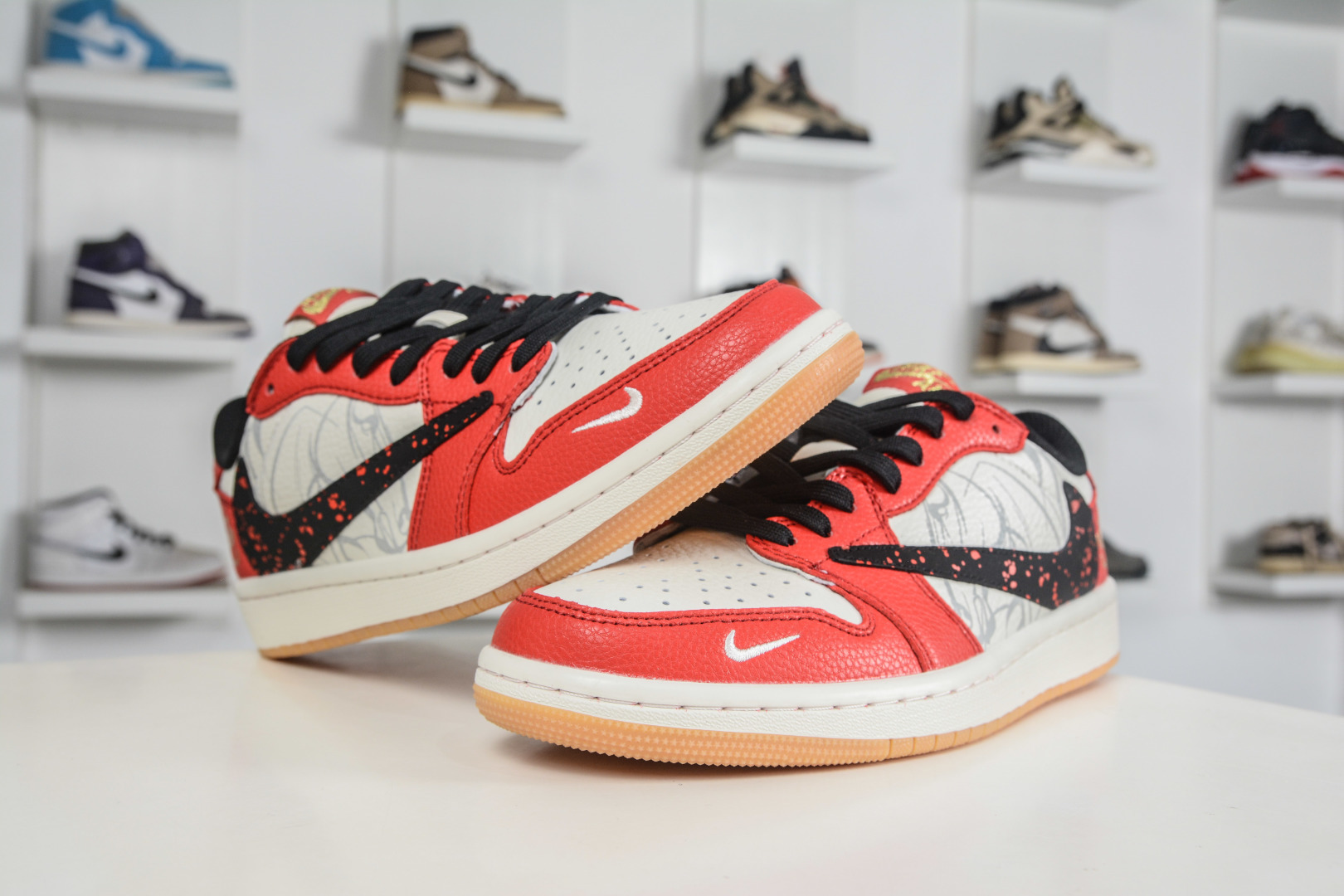 270 TS x Nike Air Jordan 1 Low 马年限定 白红点墨 NH0601-063-Chinese UA Cheap High Quatity Brand Clothes Bags handbags Sneakers wholesale wholesaler seller from China Factory suppliers Fashion Clothing Shoes best Quality Beautiful Price 270 TS x Nike Air Jordan 1 Low 马年限定 白红点墨 NH0601-063